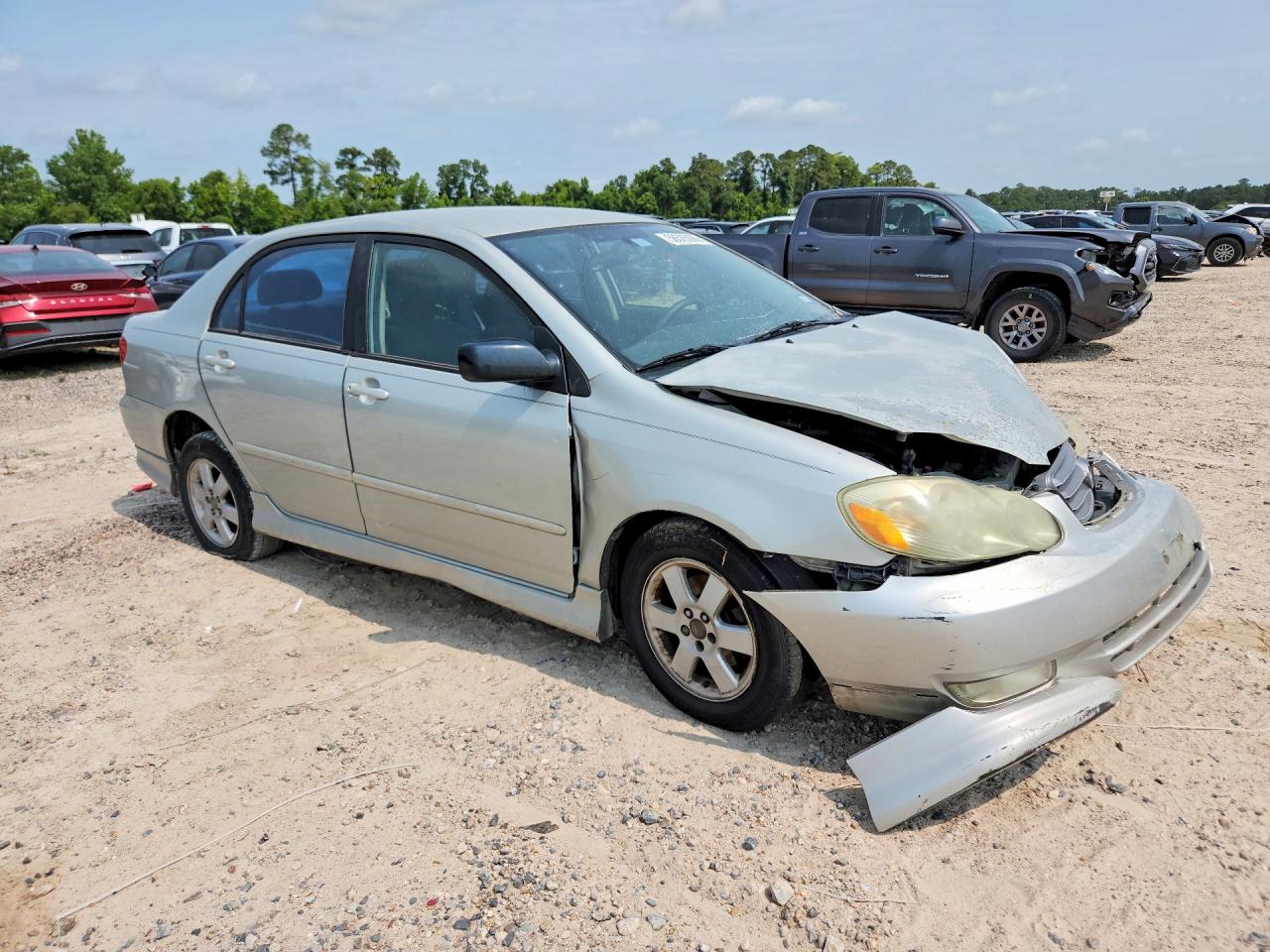 2003 Toyota Corolla S Gray vin: 1NXBR32E83Z059167