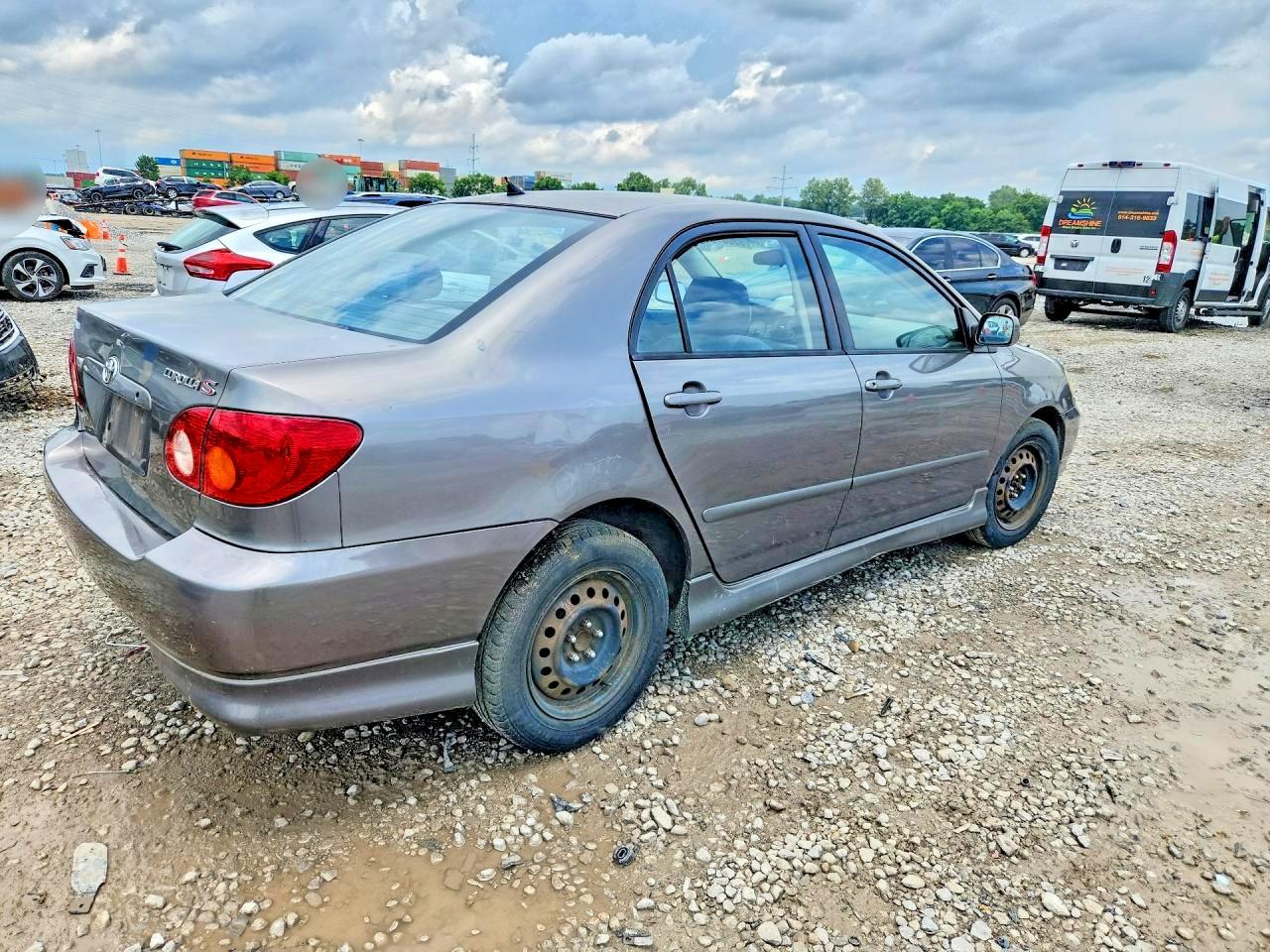 2003 Toyota Corolla S Gray vin: 1NXBR32E83Z147023