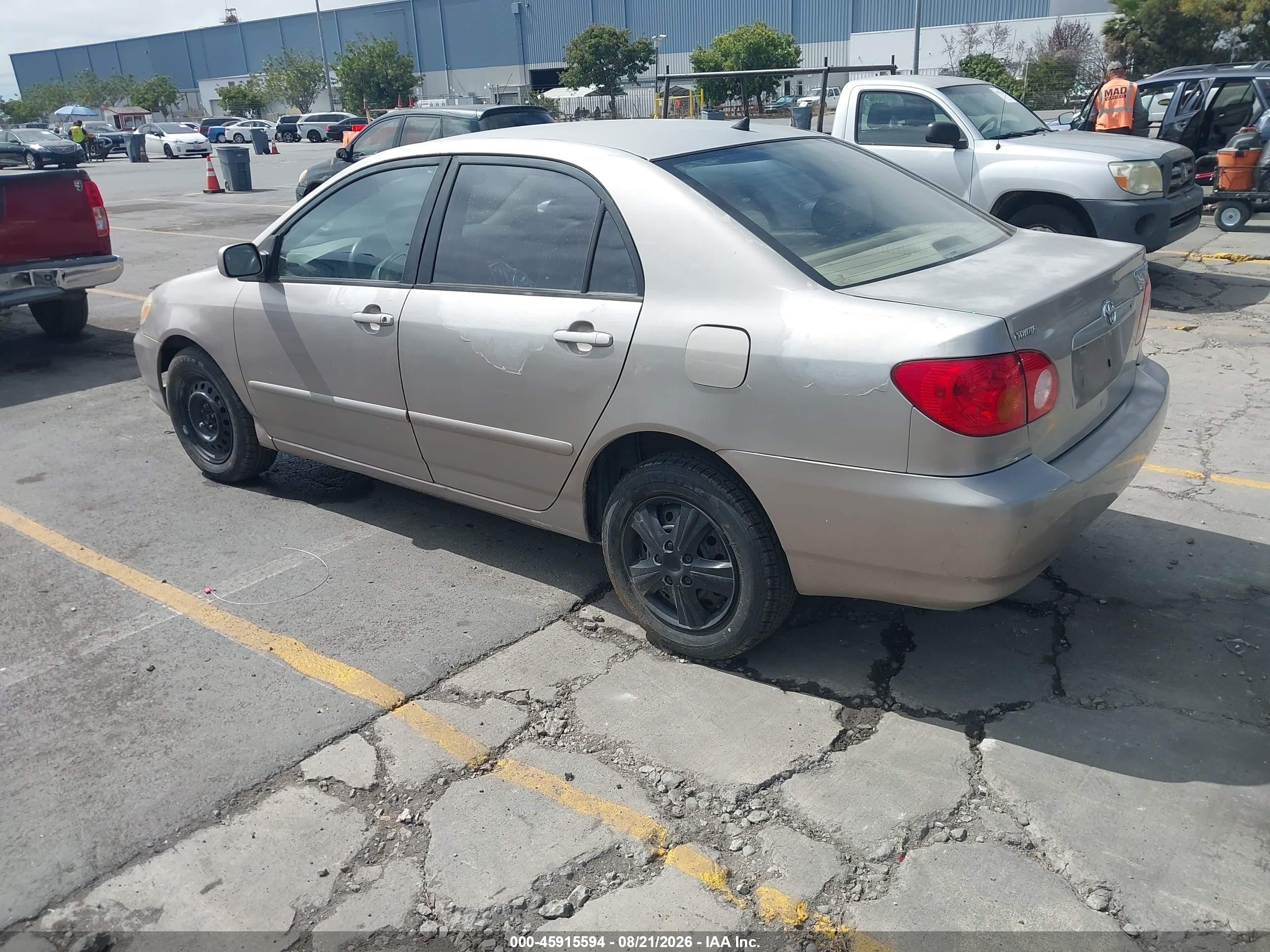 2003 Toyota Corolla Le Серый vin: 1NXBR32E83Z164551