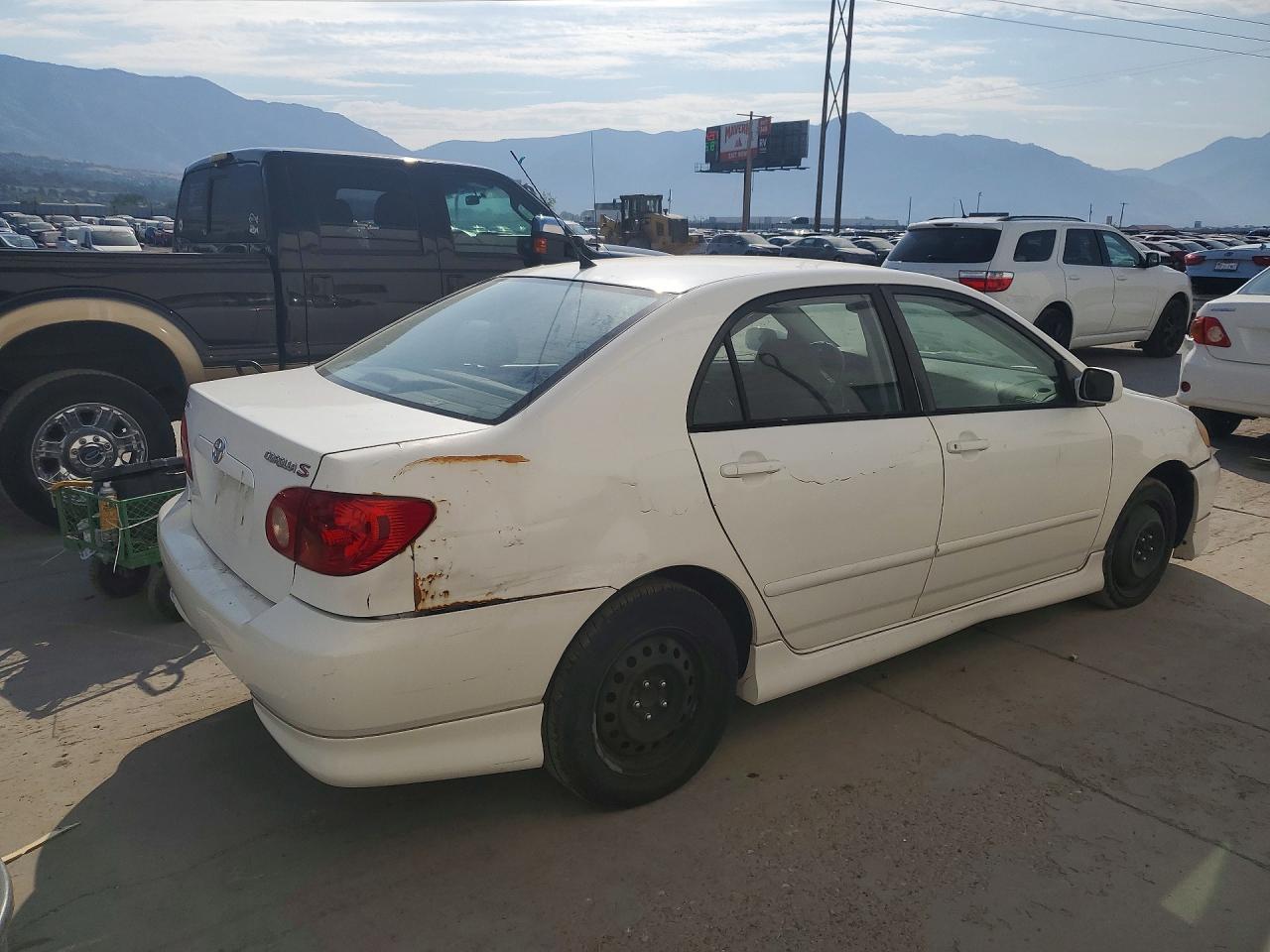 2004 Toyota Corolla S White vin: 1NXBR32E84Z233787