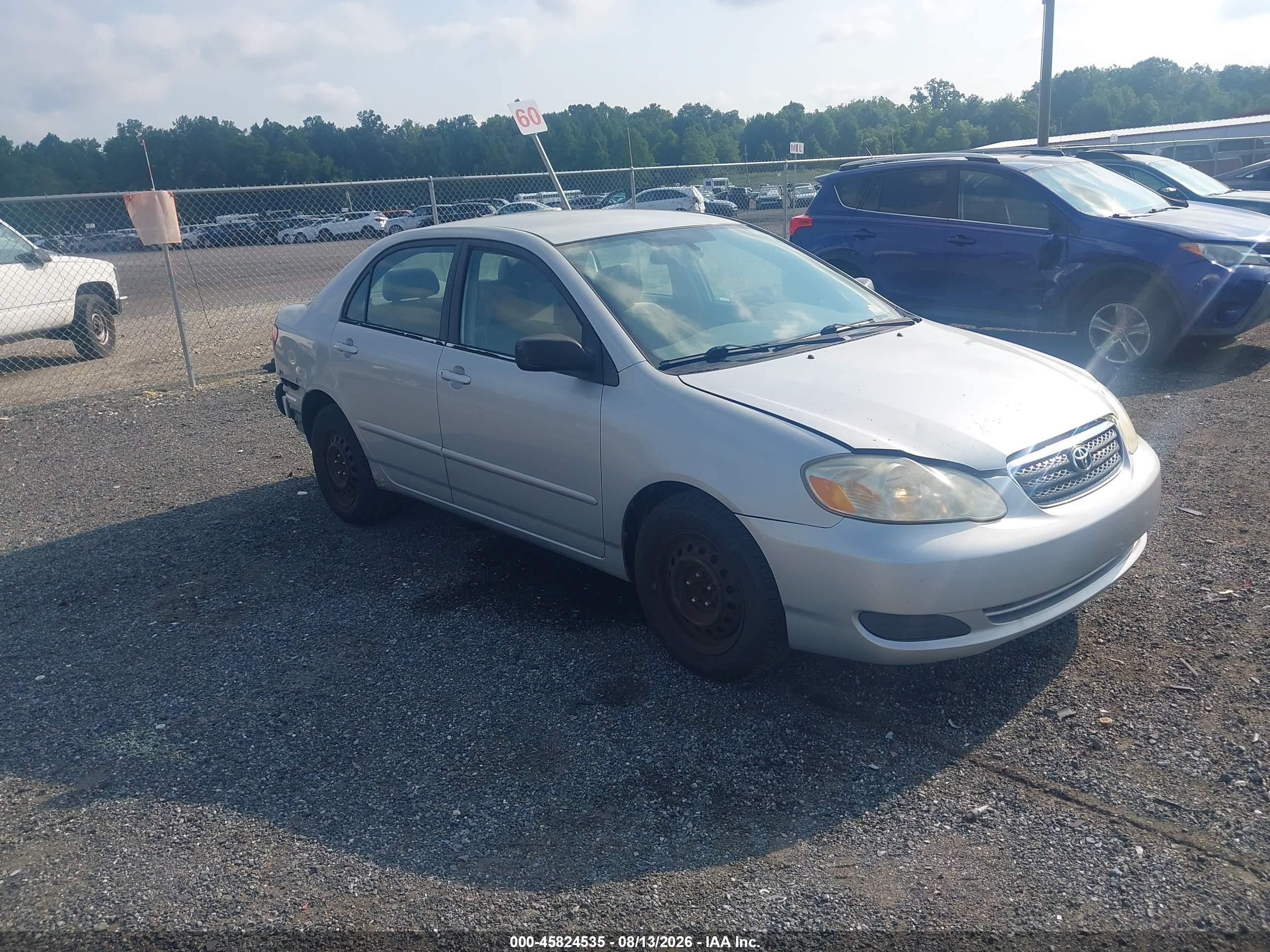 2005 Toyota Corolla Le Silver vin: 1NXBR32E85Z363585