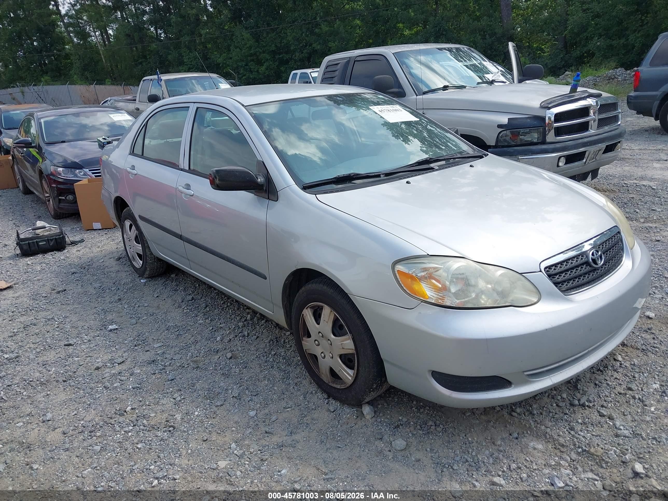 2005 Toyota Corolla Ce Серебряный vin: 1NXBR32E85Z530141