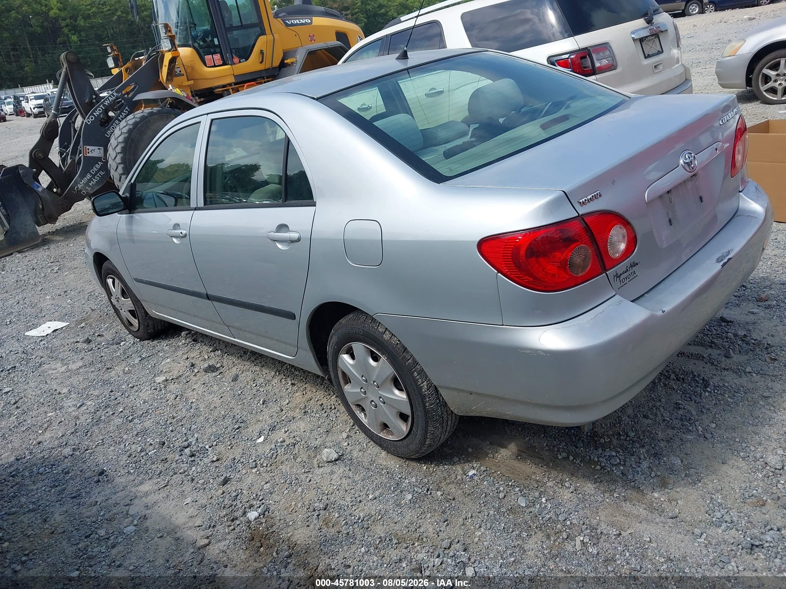2005 Toyota Corolla Ce Серебряный vin: 1NXBR32E85Z530141