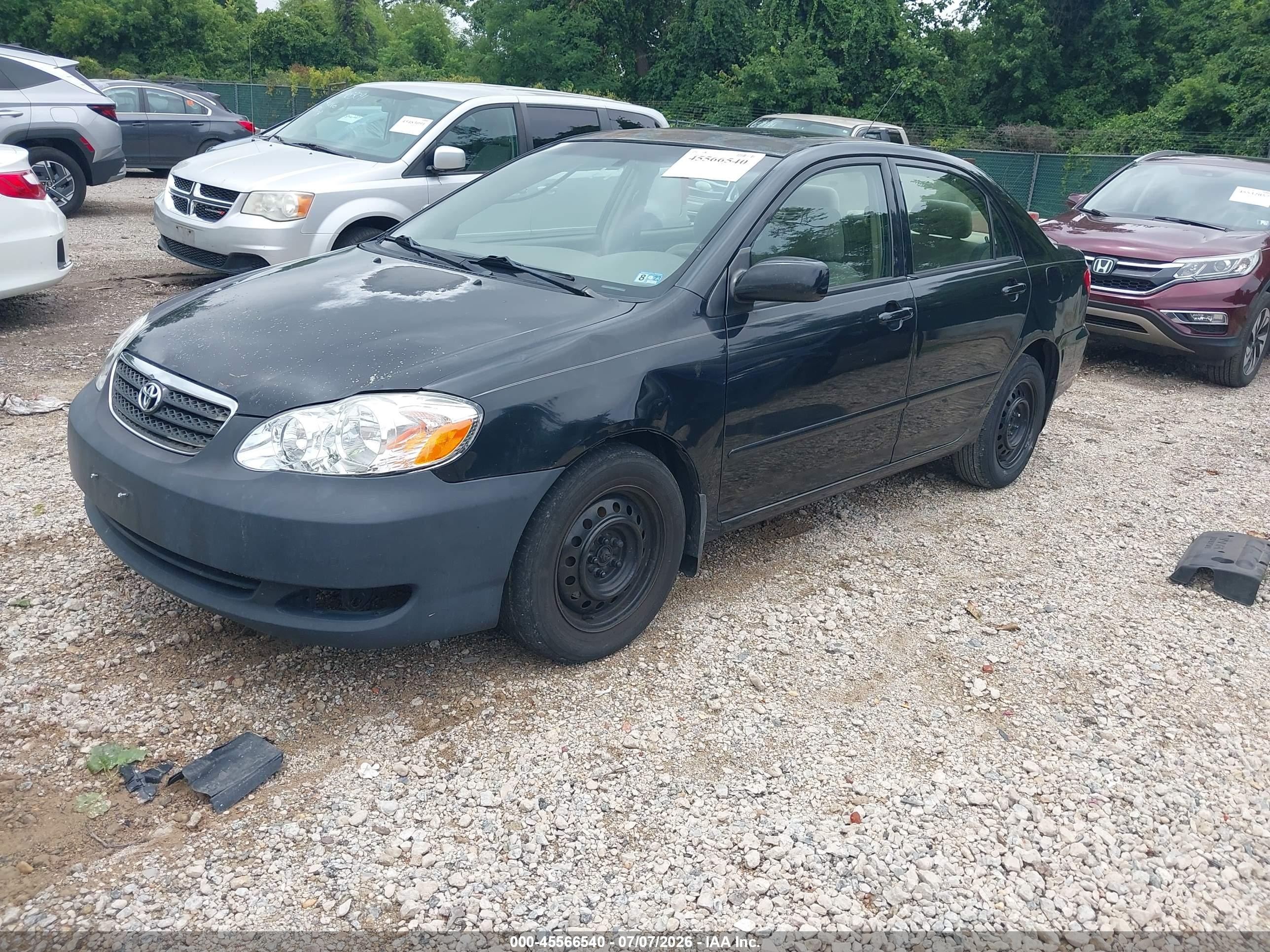 2005 Toyota Corolla Le Black vin: 1NXBR32E85Z547764