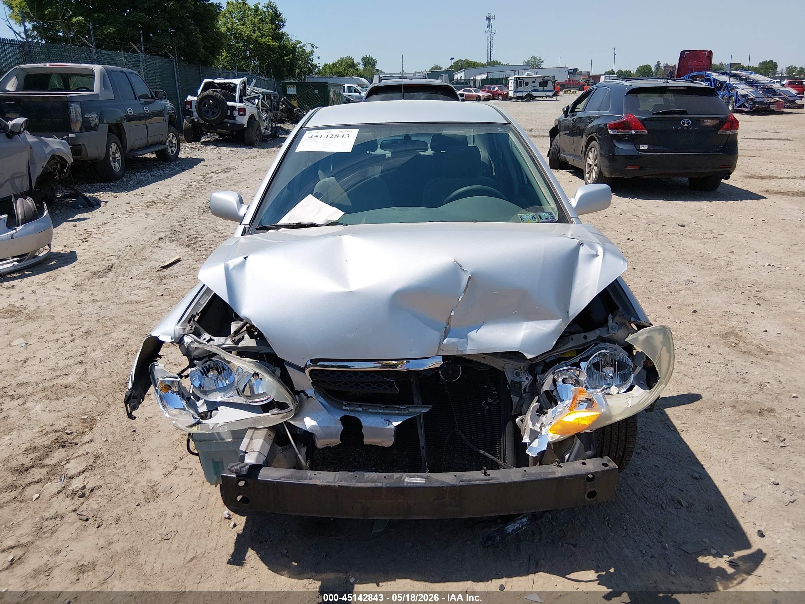 2005 Toyota Corolla Le Silver vin: 1NXBR32E85Z555346