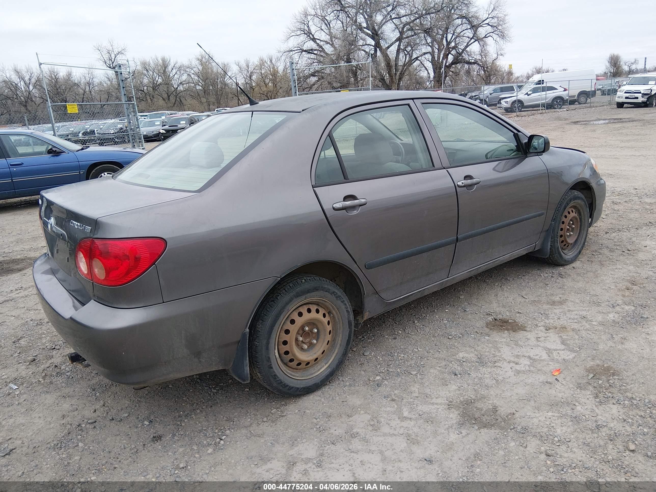 2005 Toyota Corolla Ce Gray vin: 1NXBR32E85Z567545