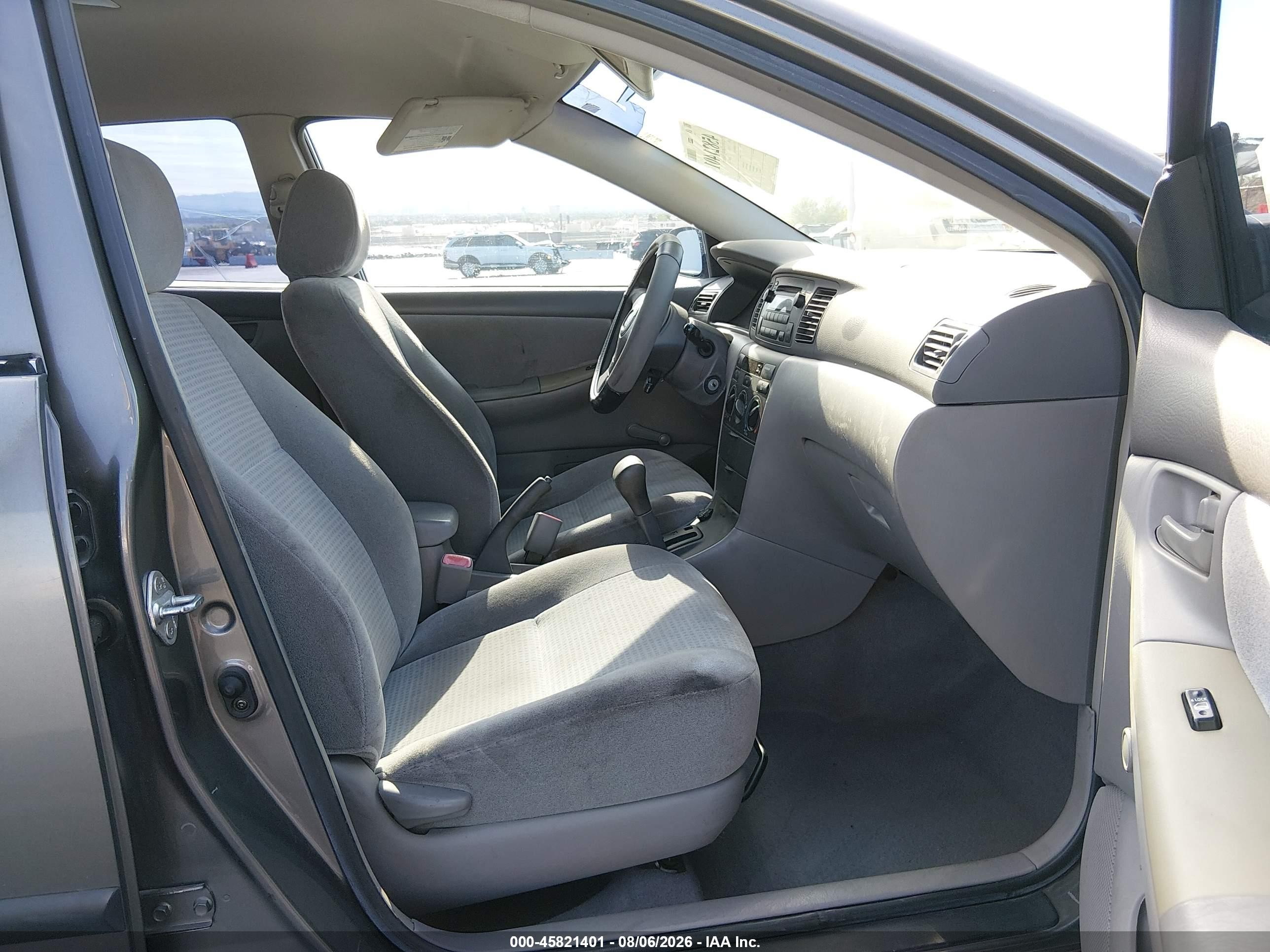 2006 Toyota Corolla Ce Gray vin: 1NXBR32E86Z592348