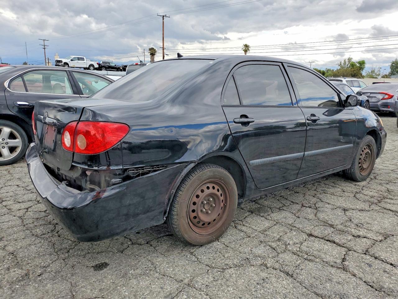 2006 Toyota Corolla Ce Automatic Black vin: 1NXBR32E86Z629592
