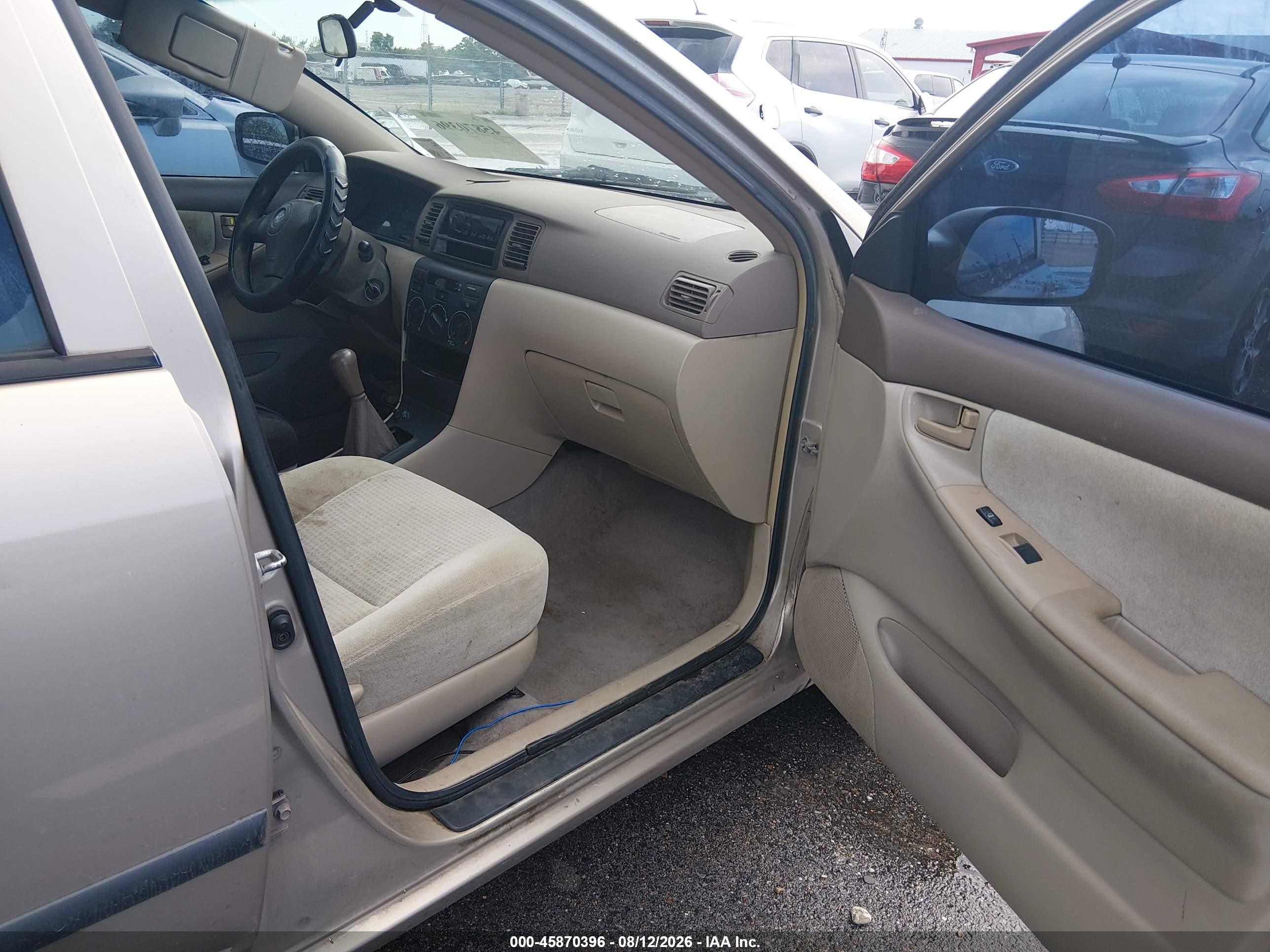 2006 Toyota Corolla Ce Gold vin: 1NXBR32E86Z631035