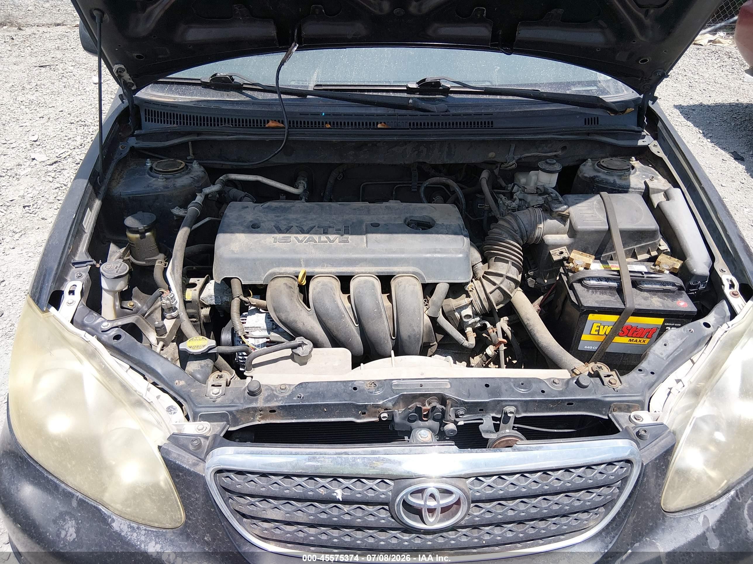 2006 Toyota Corolla S Black vin: 1NXBR32E86Z673902
