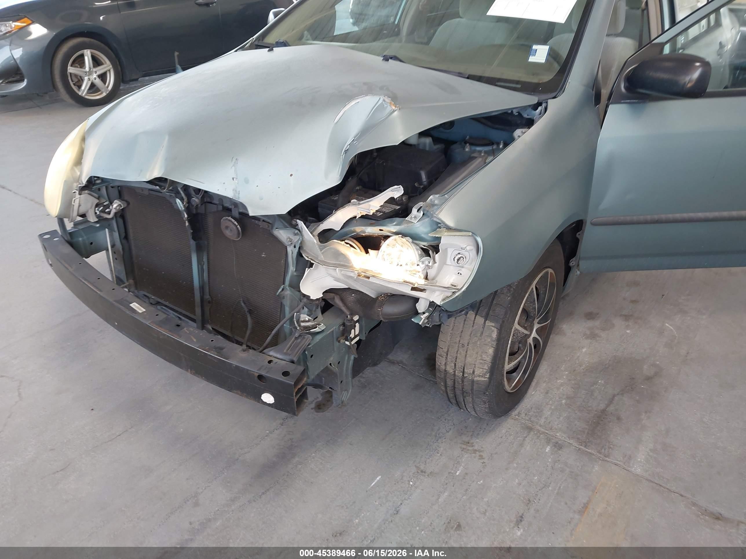 2006 Toyota Corolla Ce Зеленый vin: 1NXBR32E86Z714187
