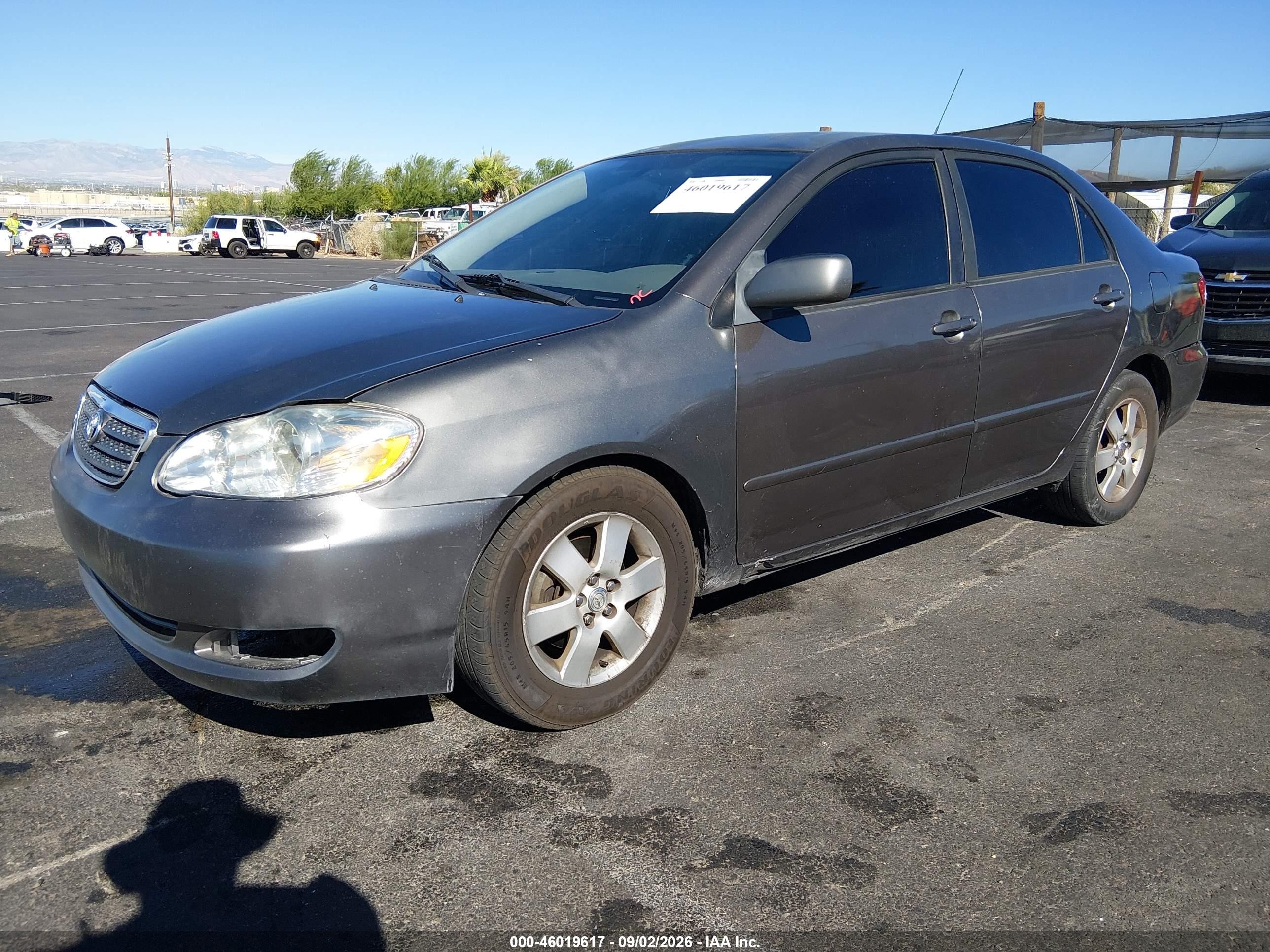2006 Toyota Corolla Le Gray vin: 1NXBR32E86Z714478