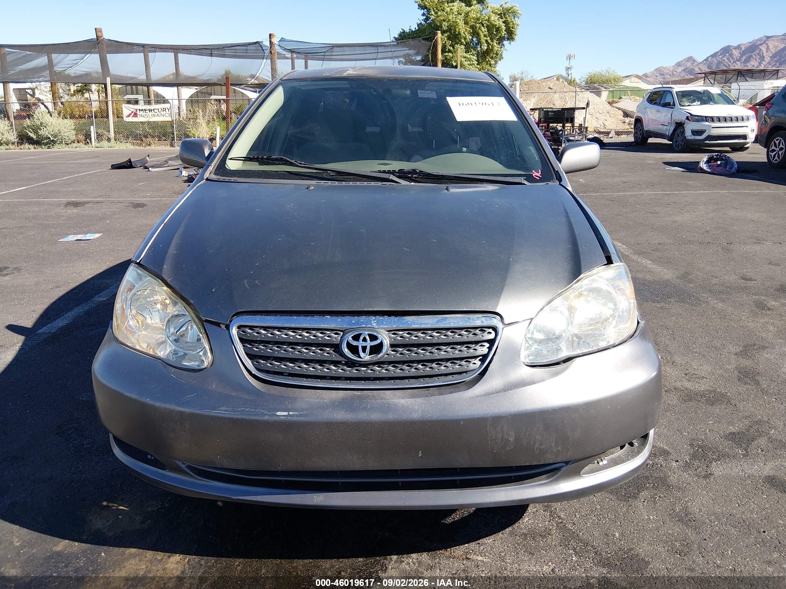 2006 Toyota Corolla Le Gray vin: 1NXBR32E86Z714478