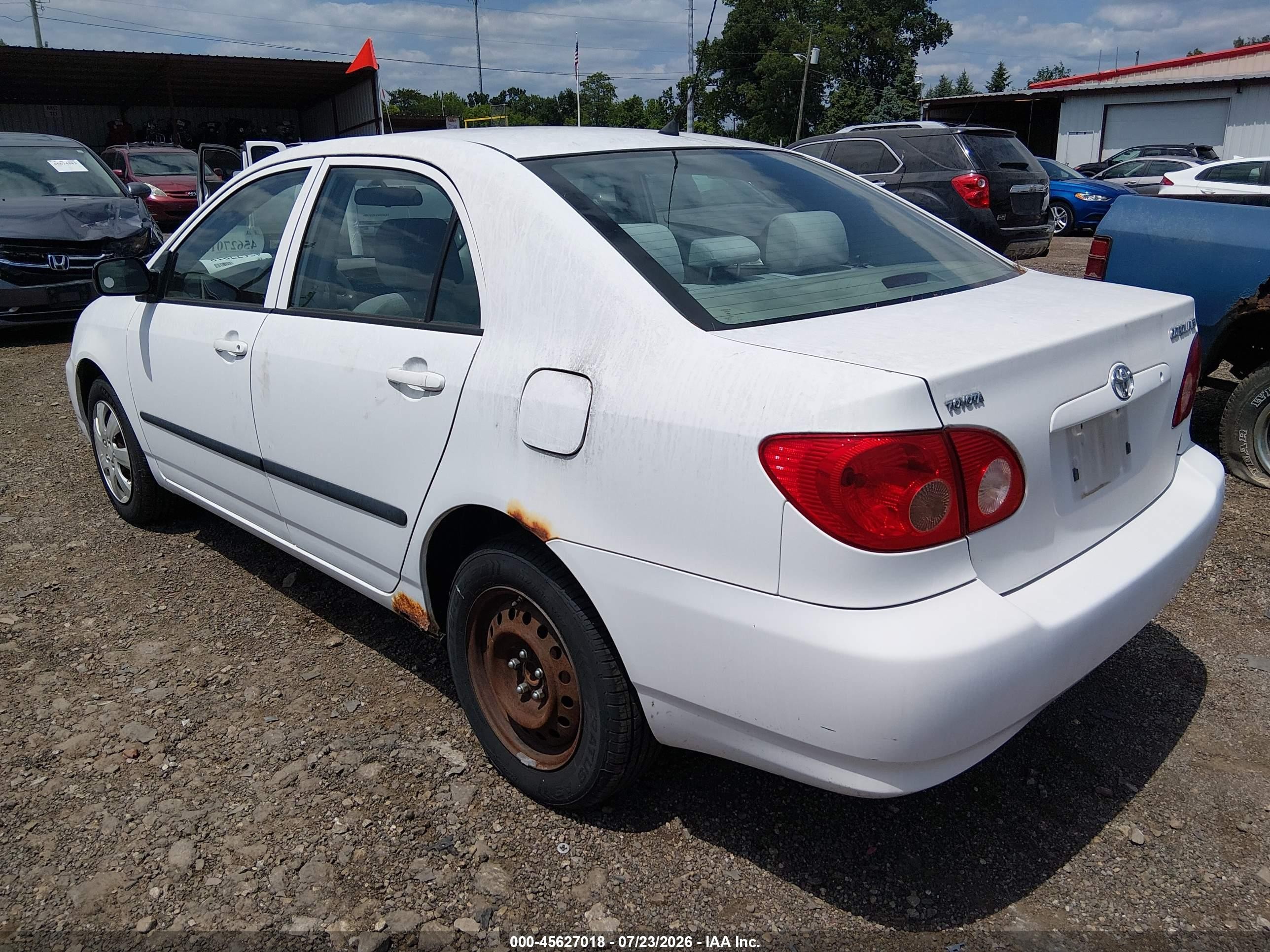 2008 Toyota Corolla Ce Белый vin: 1NXBR32E88Z940426