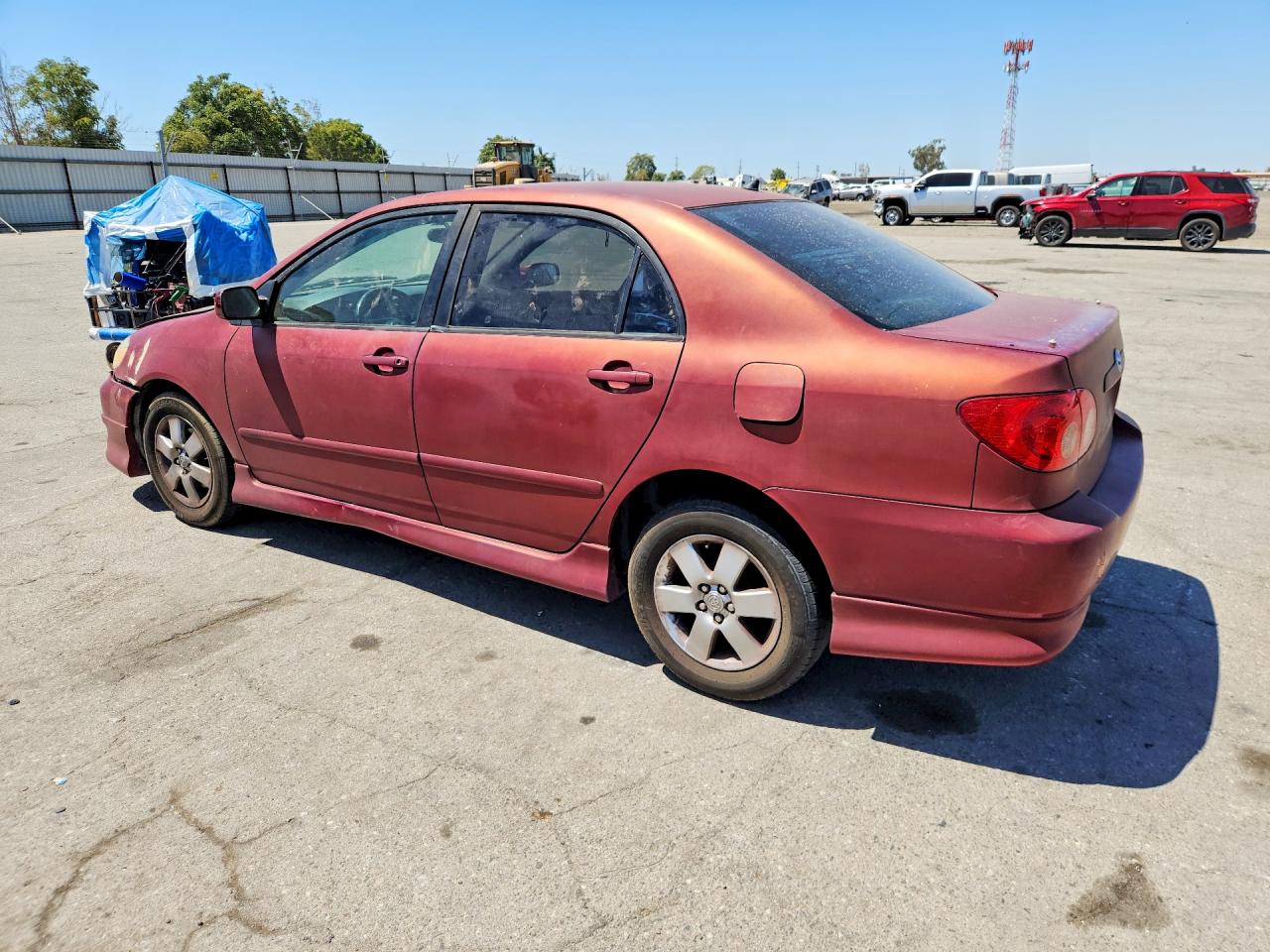 2008 Toyota Corolla S Red vin: 1NXBR32E88Z952625