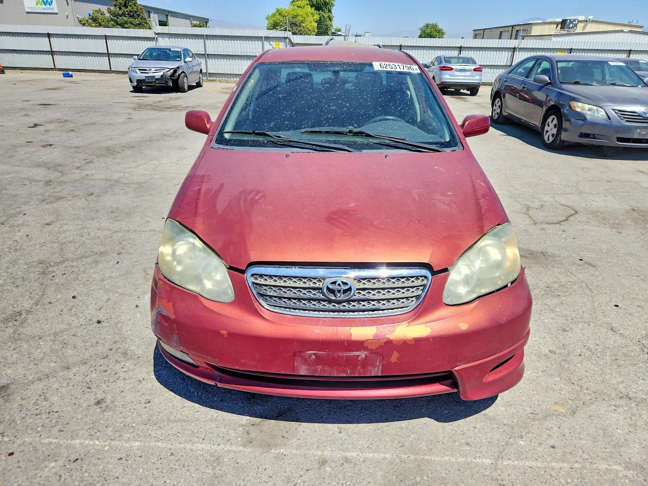 2008 Toyota Corolla S Red vin: 1NXBR32E88Z952625