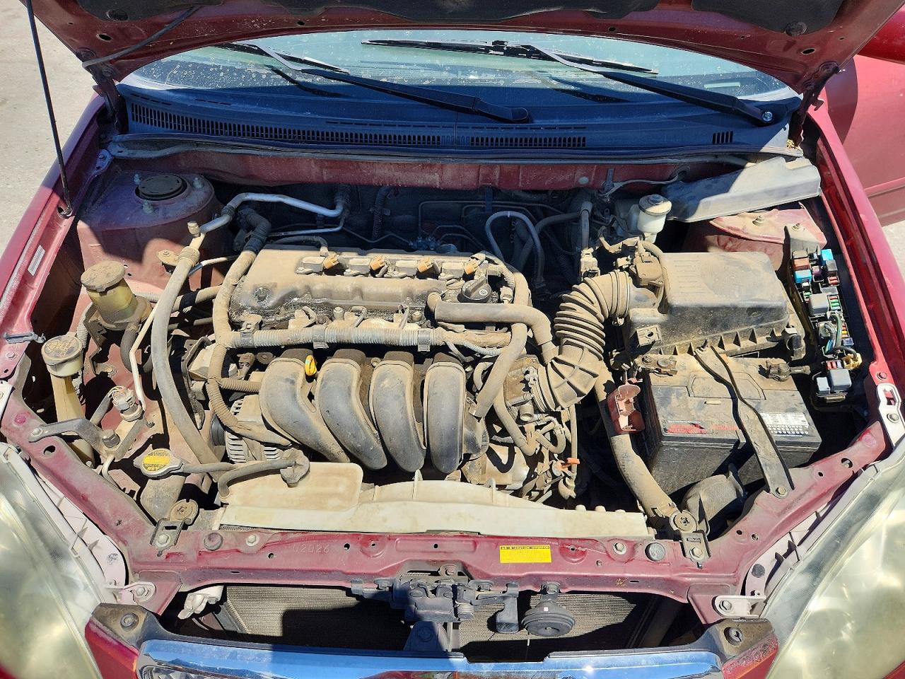 2008 Toyota Corolla S Red vin: 1NXBR32E88Z952625