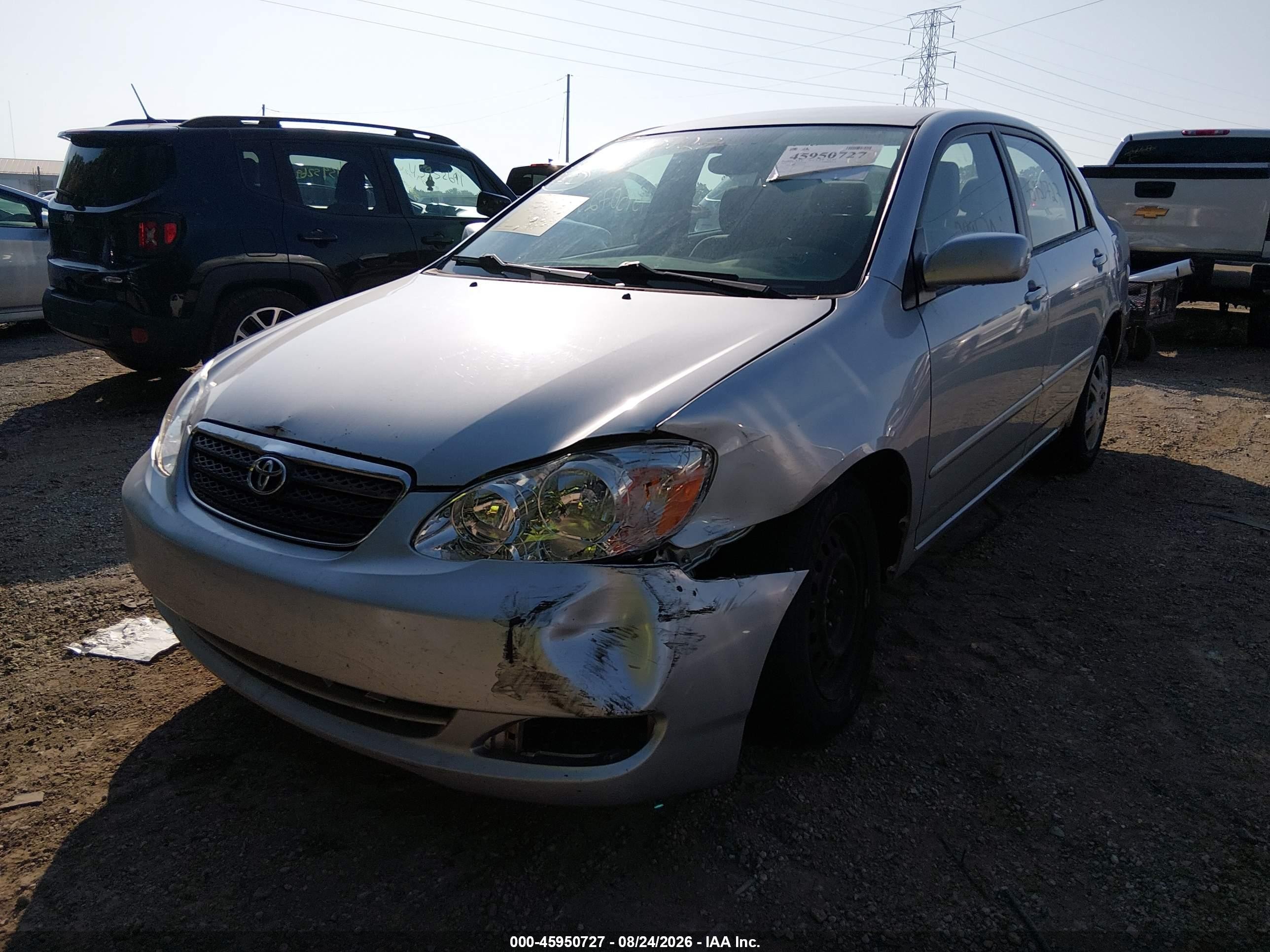 2008 Toyota Corolla Le Silver vin: 1NXBR32E88Z979744