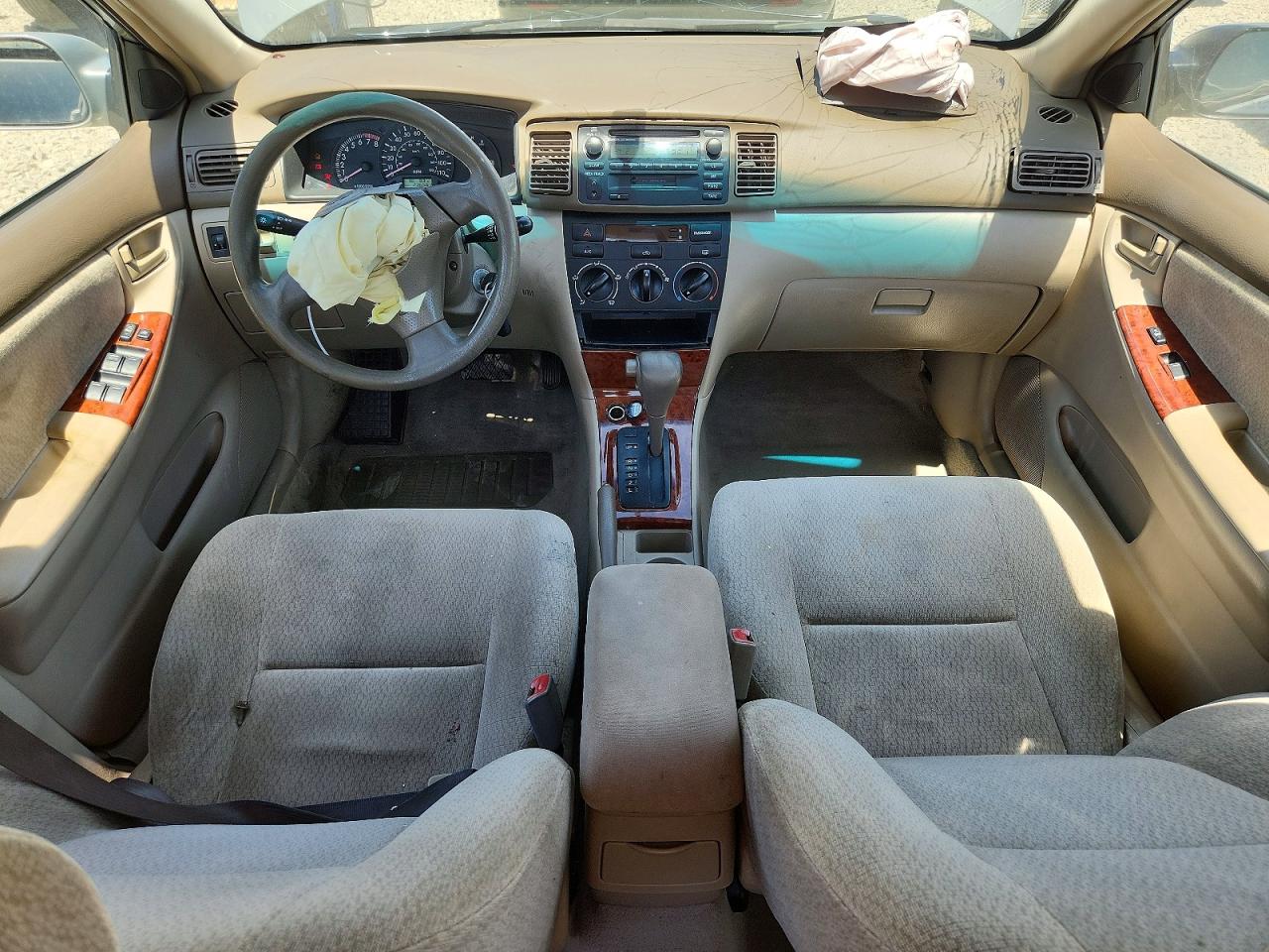 2003 Toyota Corolla Le Серый vin: 1NXBR32E93Z035332