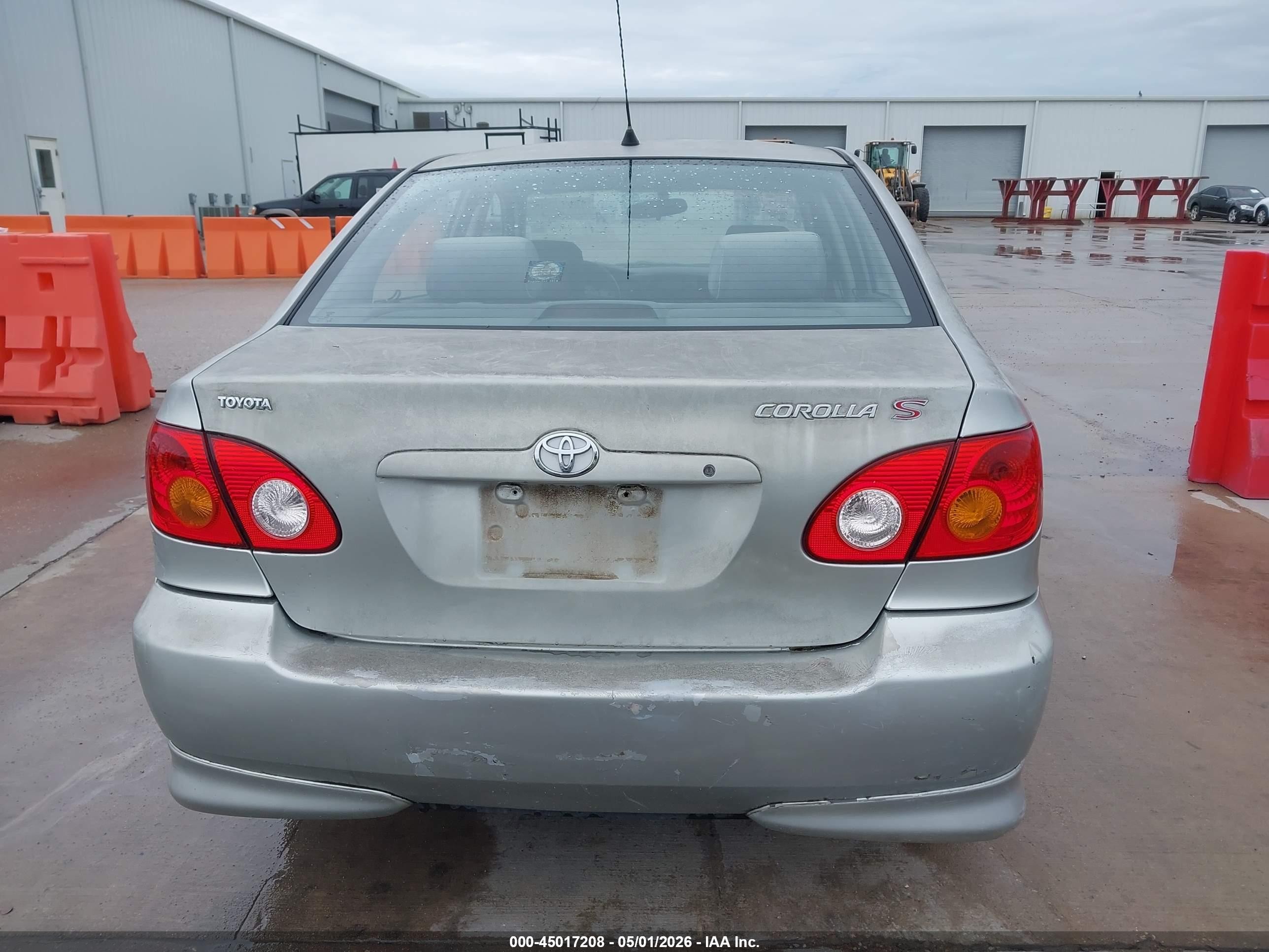 2003 Toyota Corolla S Серый vin: 1NXBR32E93Z118422