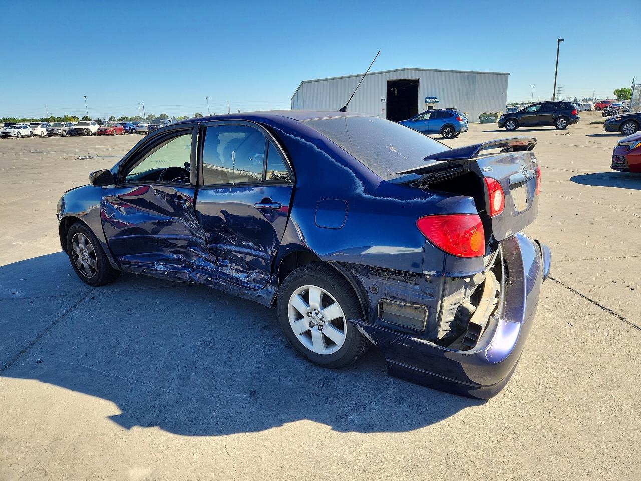 2003 Toyota Corolla S Blue vin: 1NXBR32E93Z174909