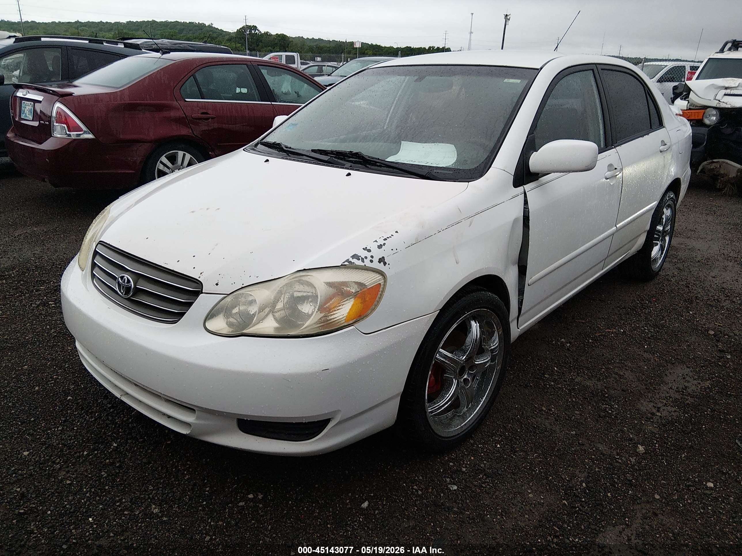 2004 Toyota Corolla Ce/le/s White vin: 1NXBR32E94Z195499