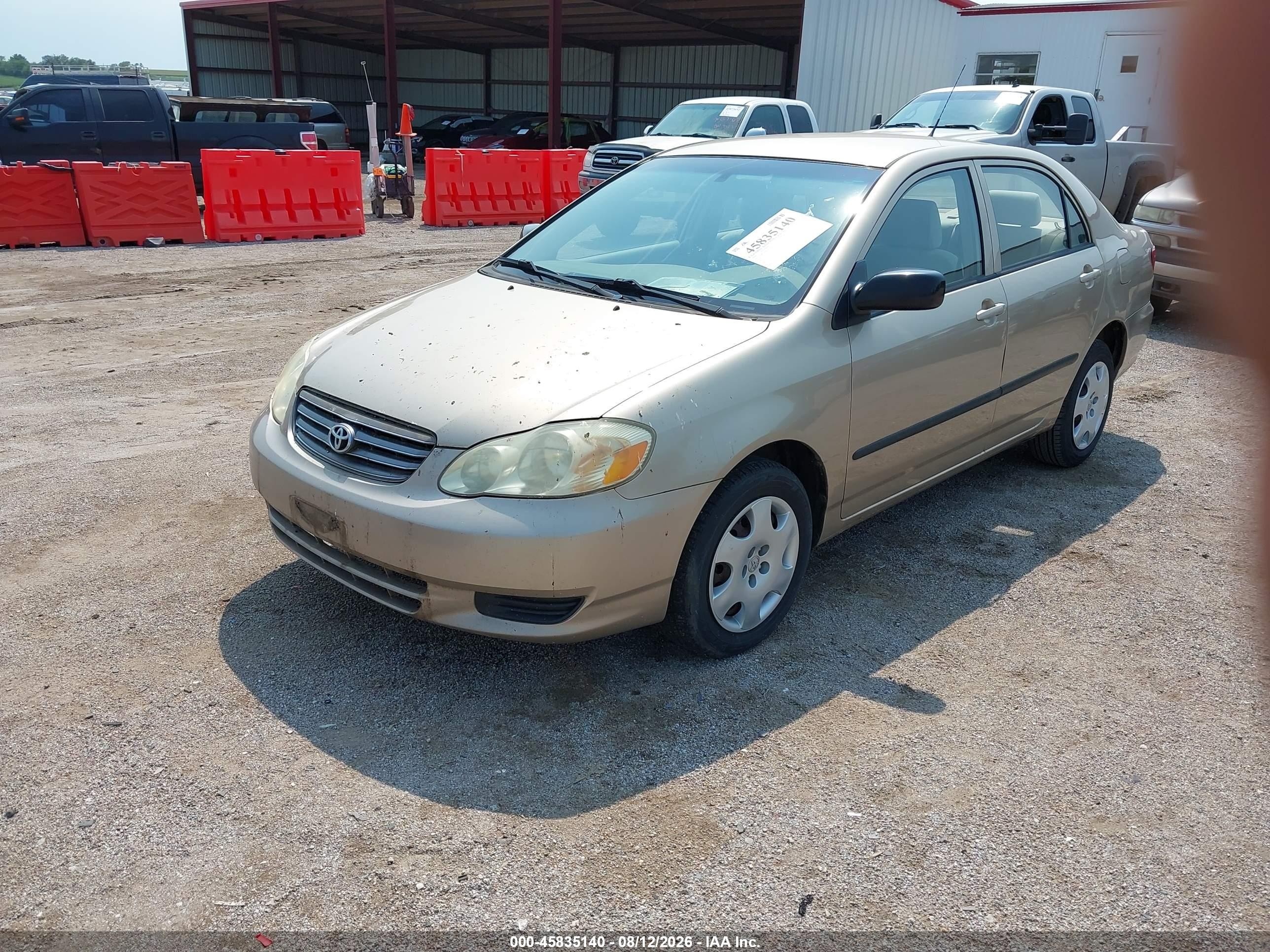 2004 Toyota Corolla Ce Gold vin: 1NXBR32E94Z321540
