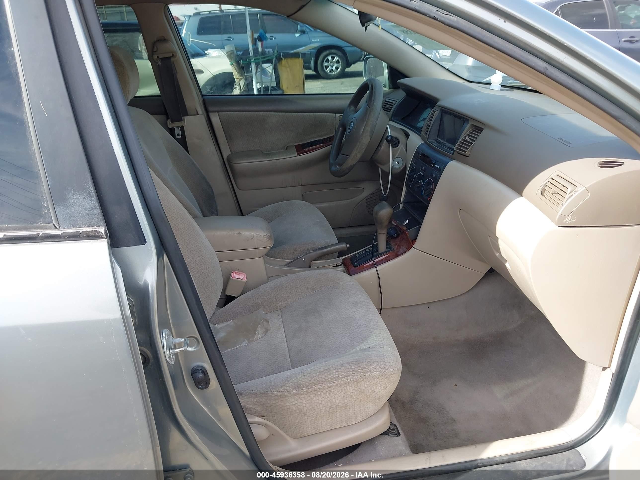 2004 Toyota Corolla Le Champagne vin: 1NXBR32E94Z340993