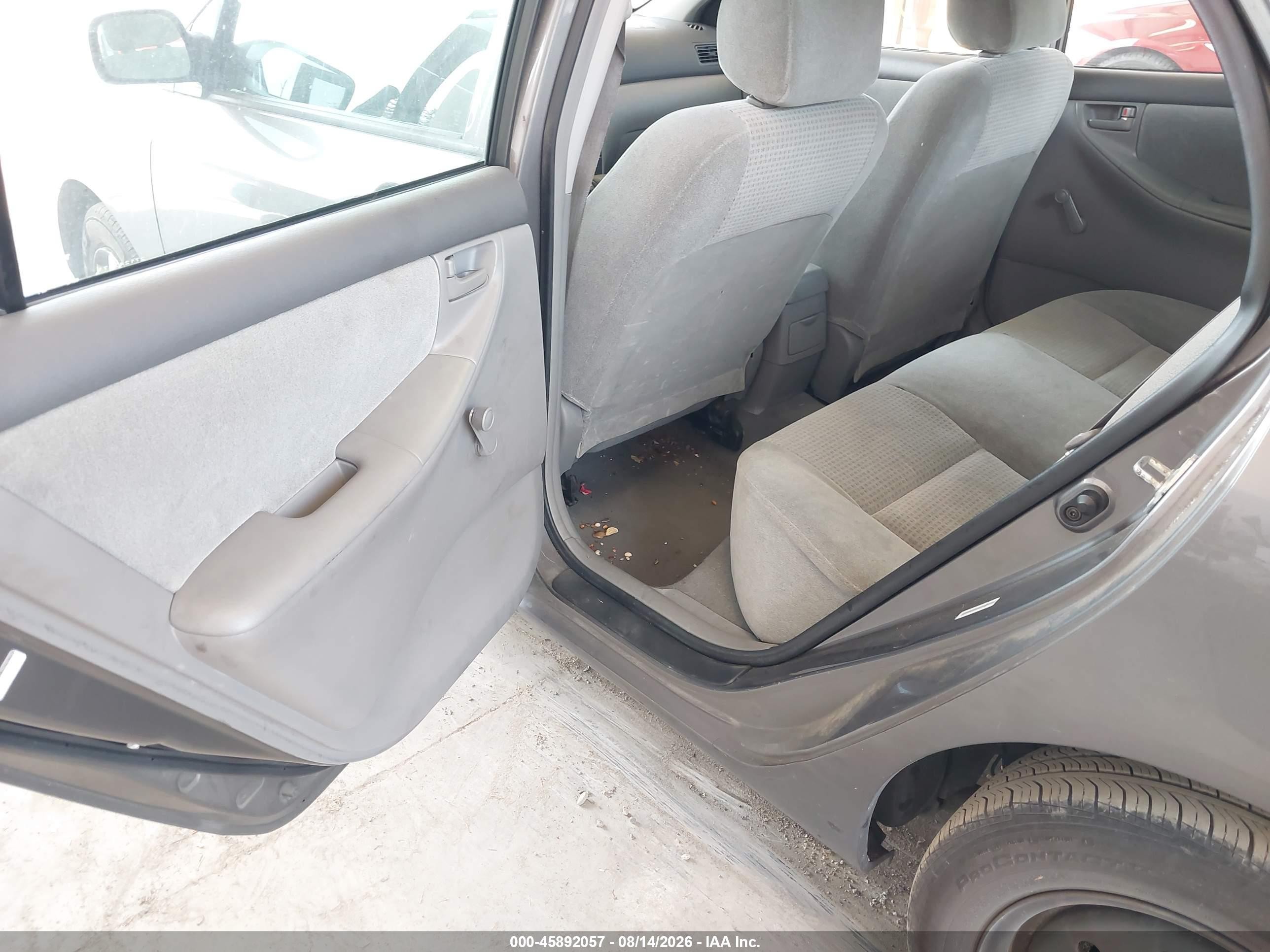 2005 Toyota Corolla Ce Gray vin: 1NXBR32E95Z445129