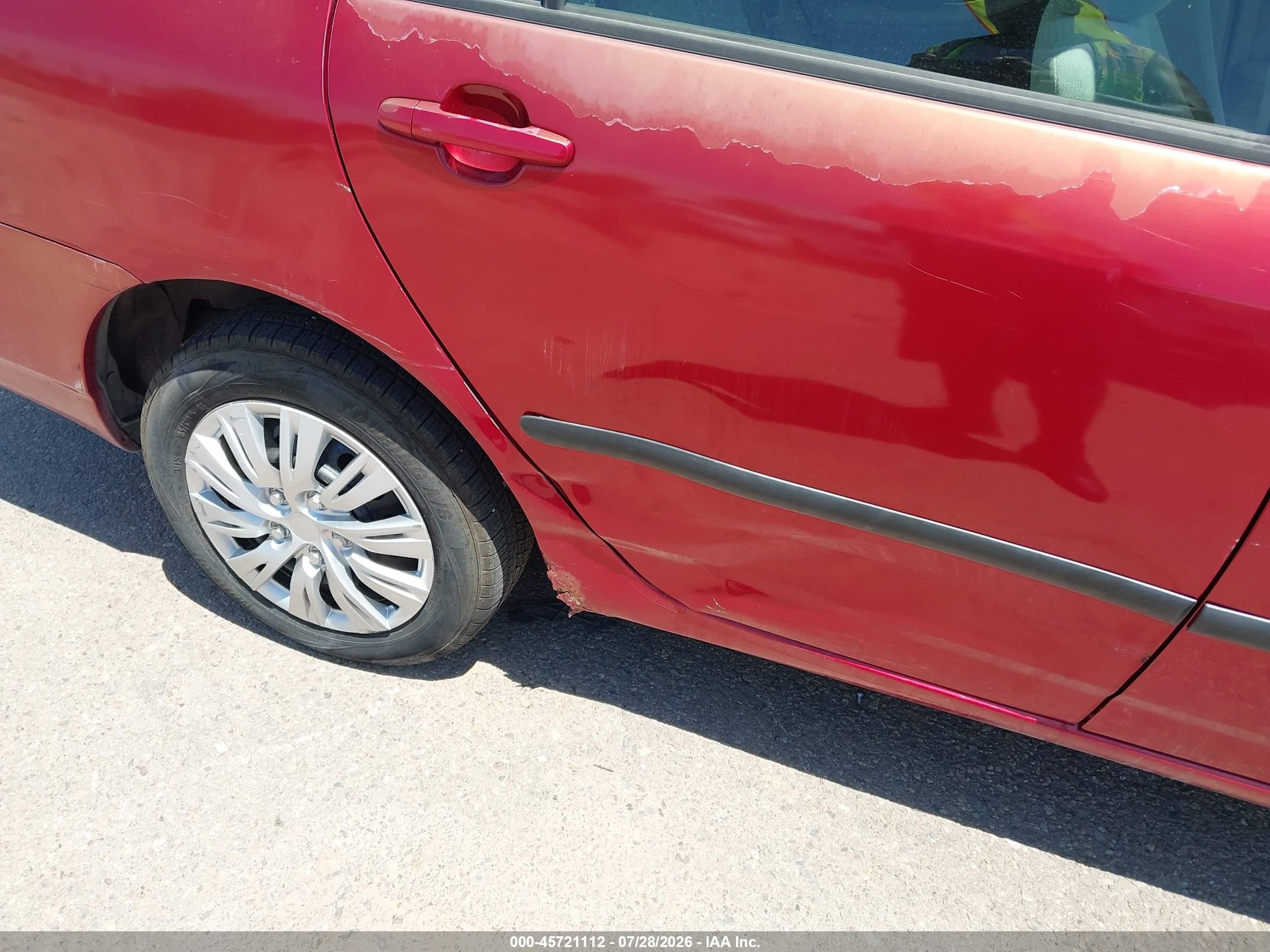 2005 Toyota Corolla Ce Красный vin: 1NXBR32E95Z535395