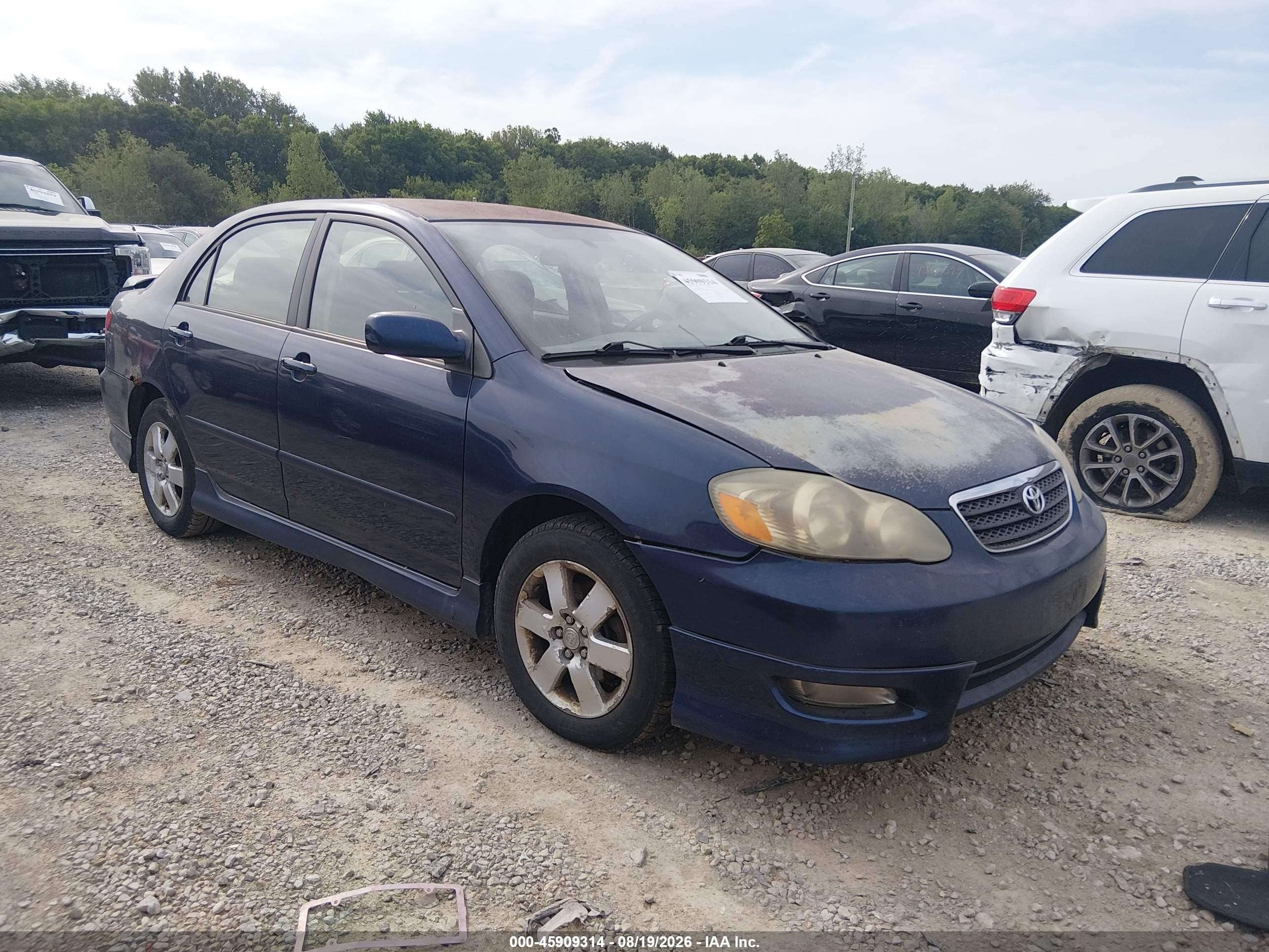 2006 Toyota Corolla S Blue vin: 1NXBR32E96Z570116