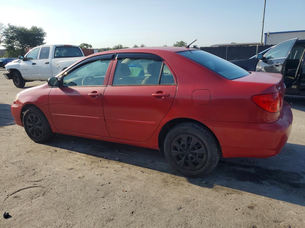 2006 Toyota Corolla Ce Red vin: 1NXBR32E96Z583870