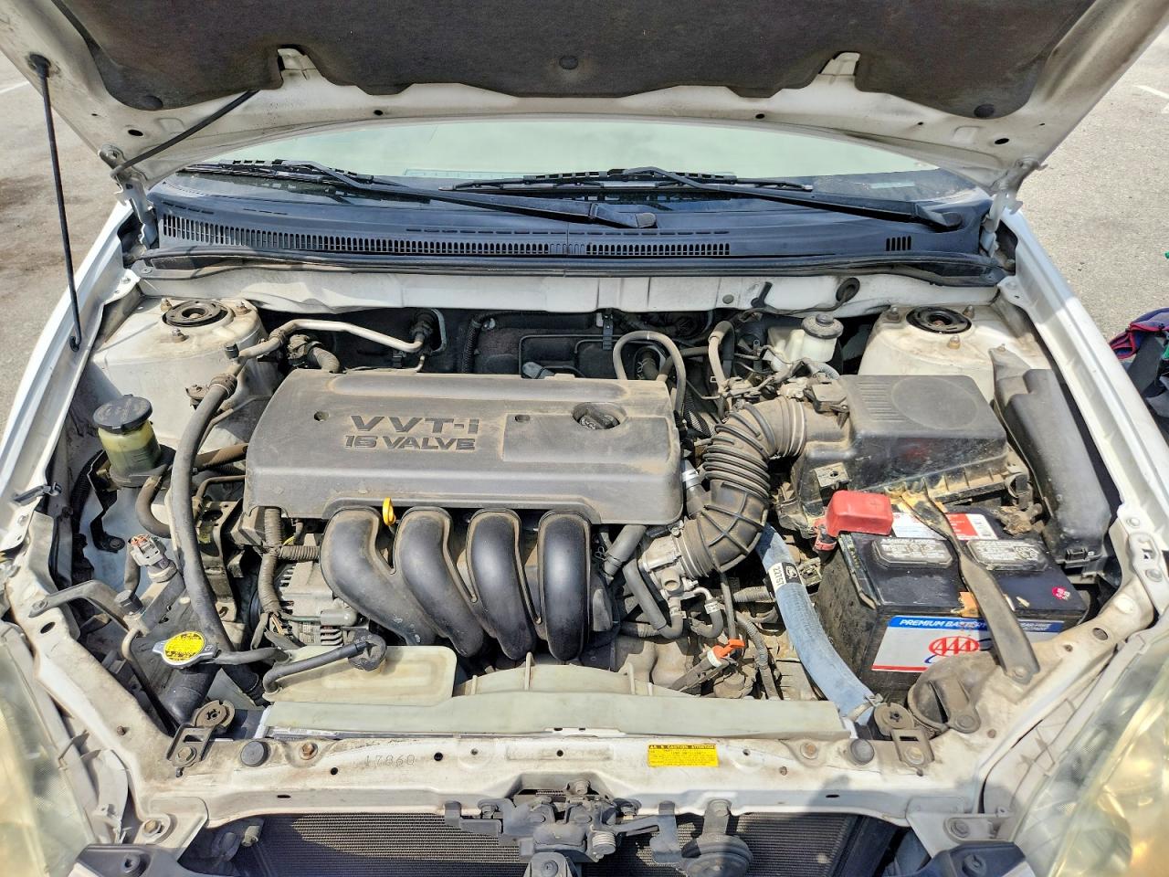 2006 Toyota Corolla Ce White vin: 1NXBR32E96Z612333
