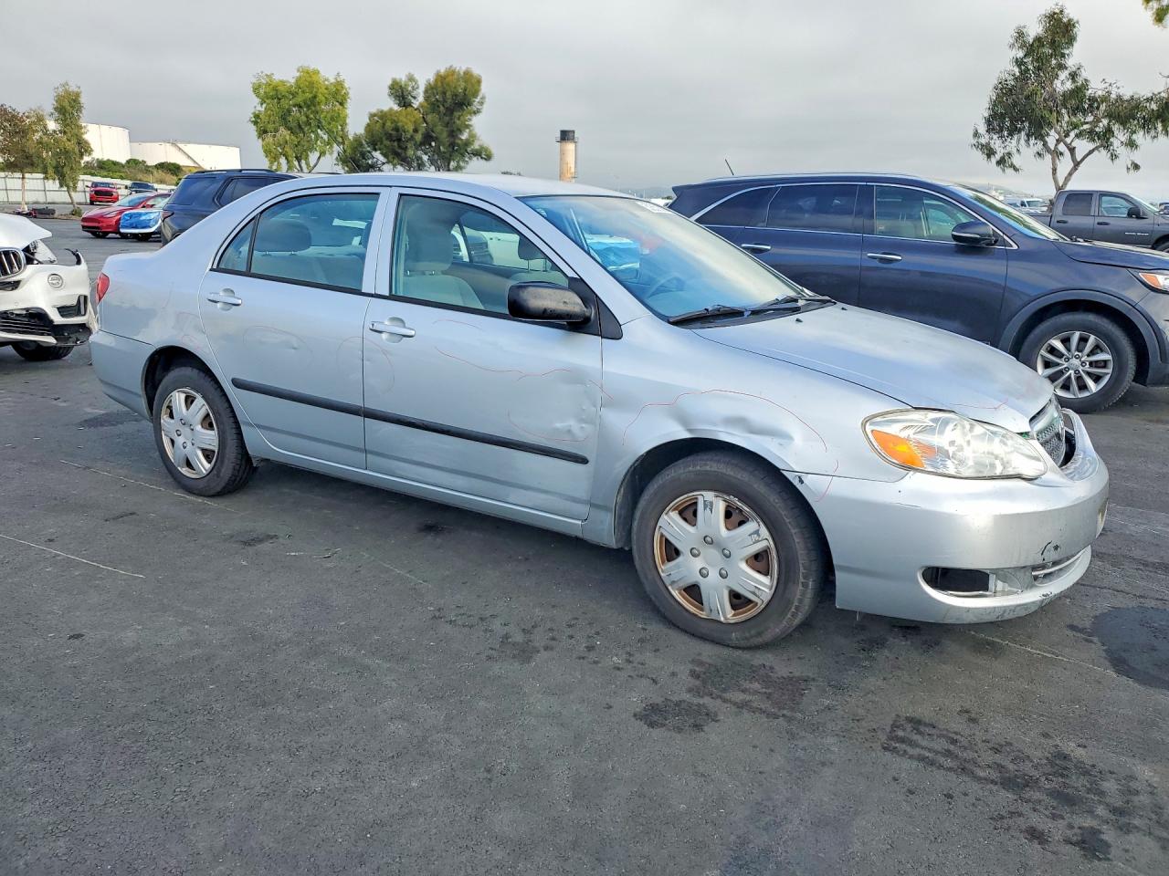 2007 Toyota Corolla Ce Silver vin: 1NXBR32E97Z777722