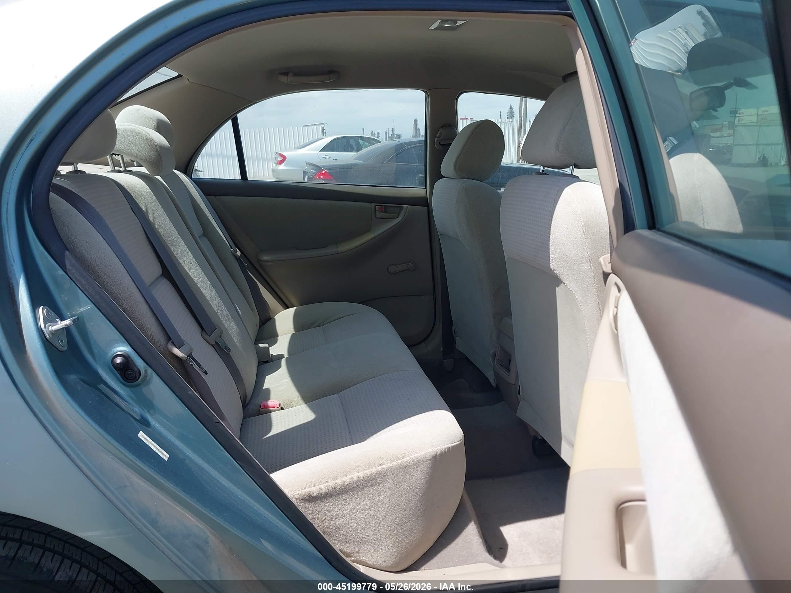 2007 Toyota Corolla Ce Light Blue vin: 1NXBR32E97Z835599