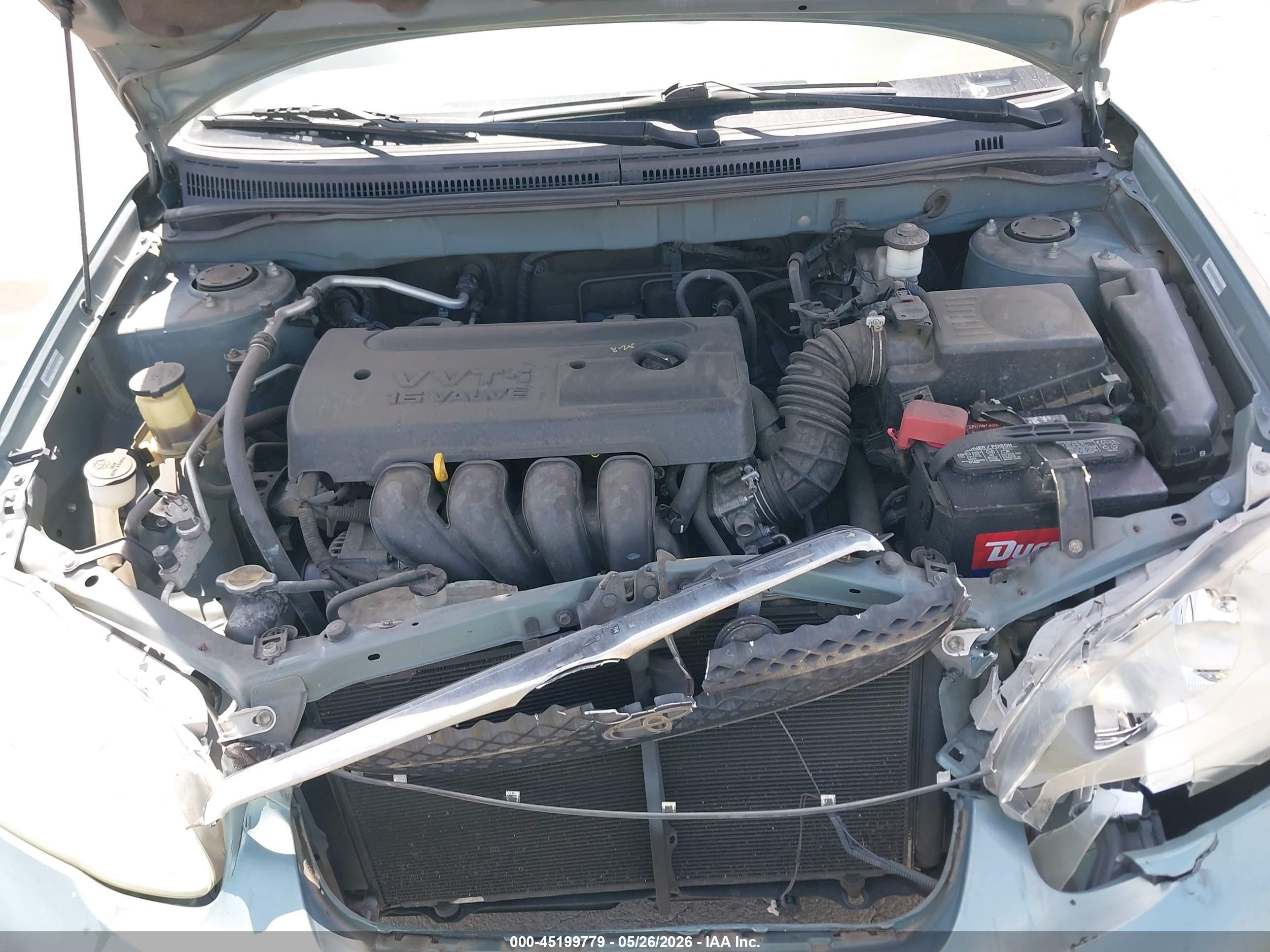 2007 Toyota Corolla Ce Light Blue vin: 1NXBR32E97Z835599