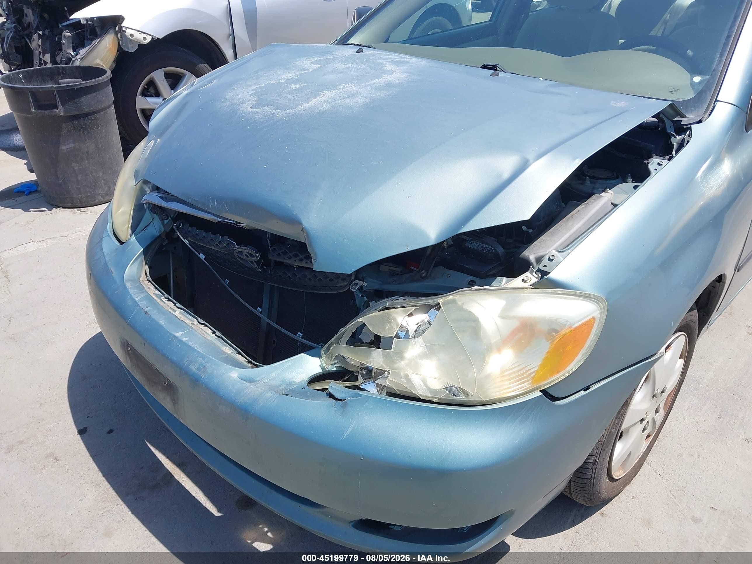 2007 Toyota Corolla Ce Light Blue vin: 1NXBR32E97Z835599