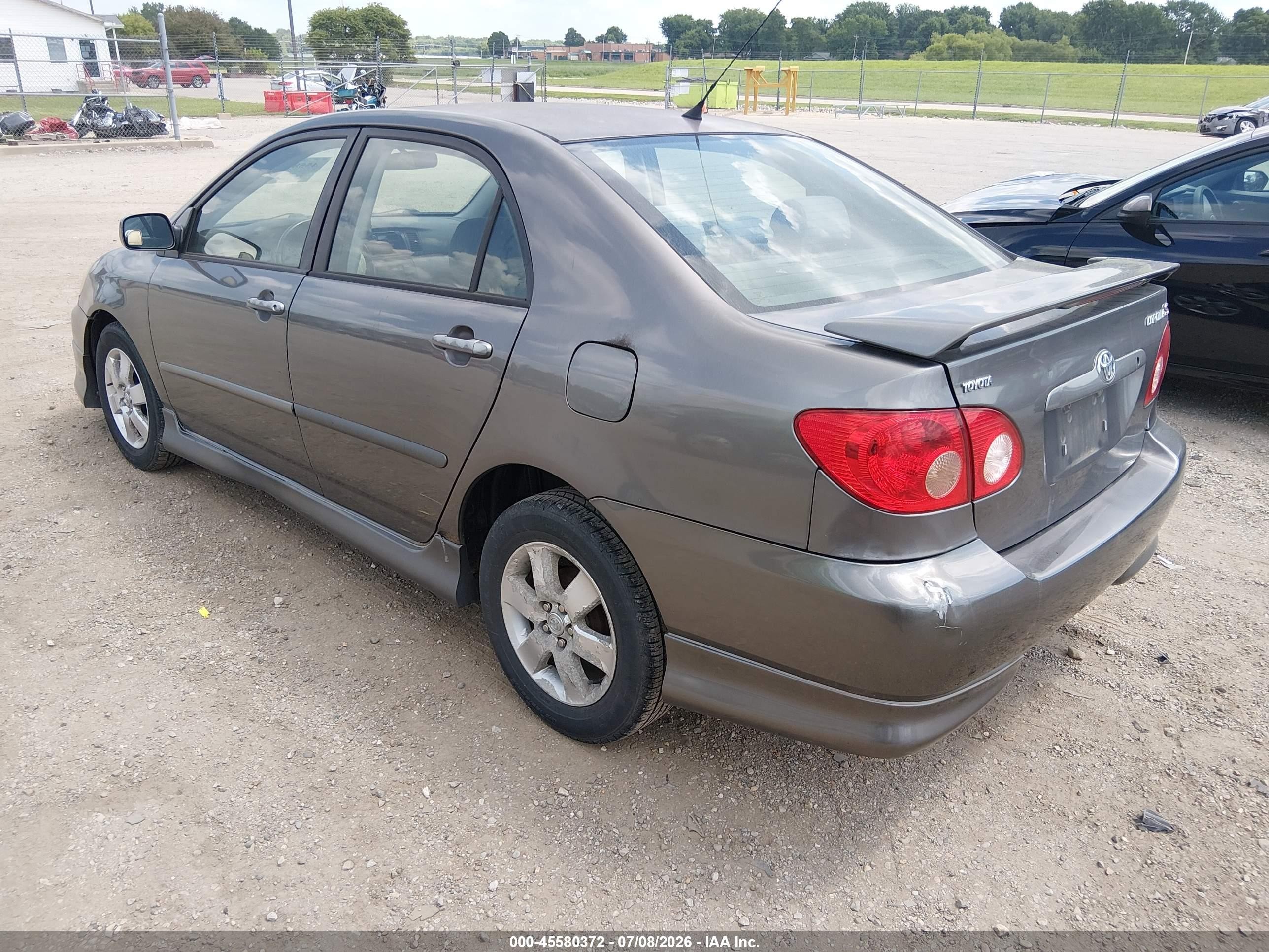2007 Toyota Corolla S Gray vin: 1NXBR32E97Z842973