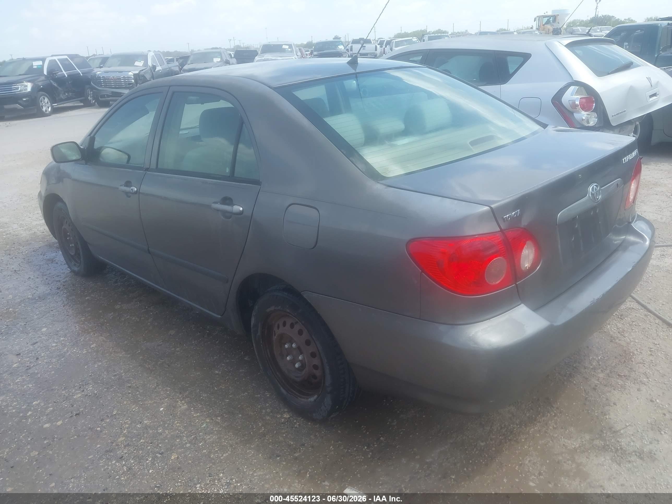 2007 Toyota Corolla Ce Gray vin: 1NXBR32E97Z861197