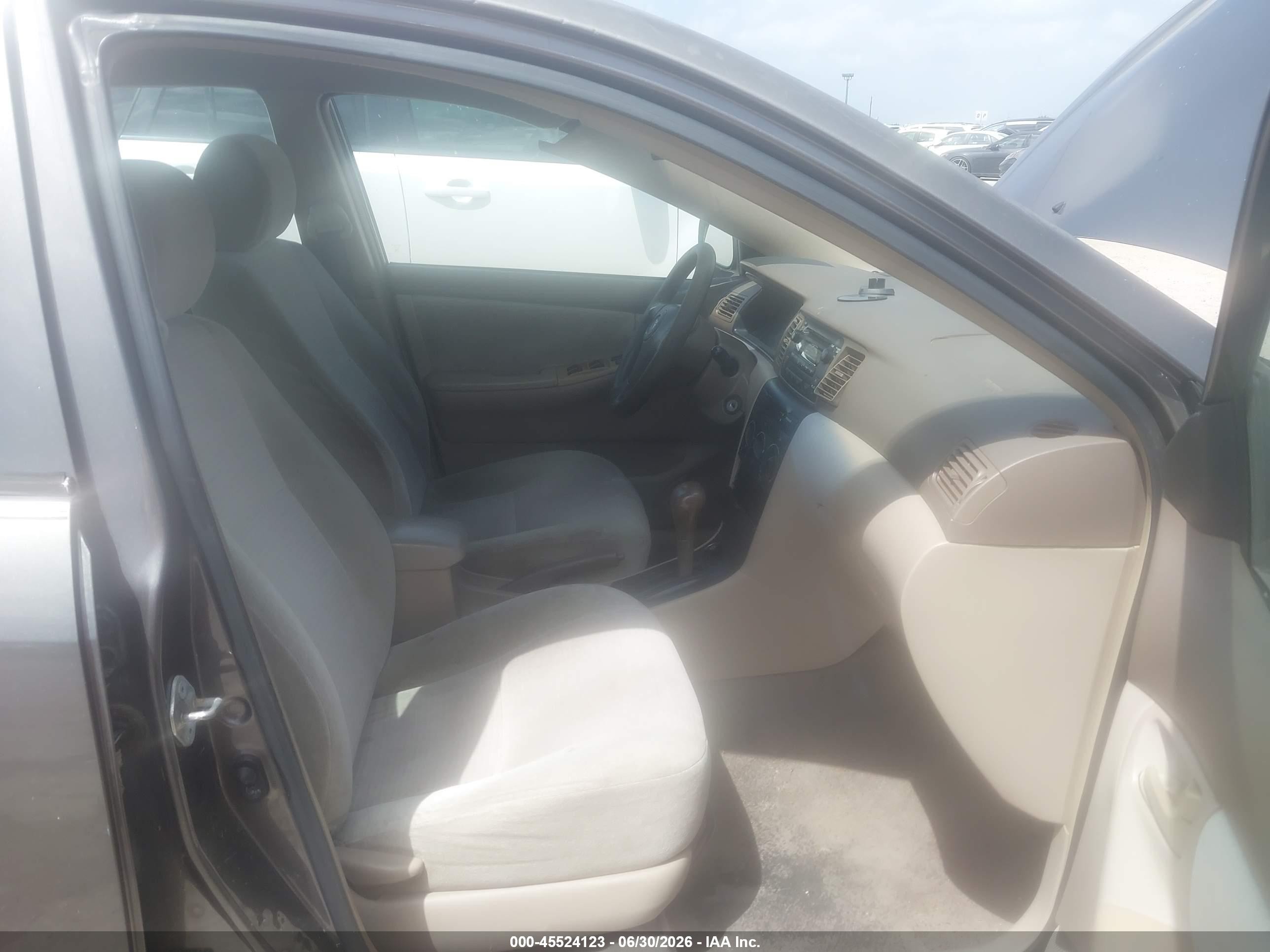 2007 Toyota Corolla Ce Gray vin: 1NXBR32E97Z861197