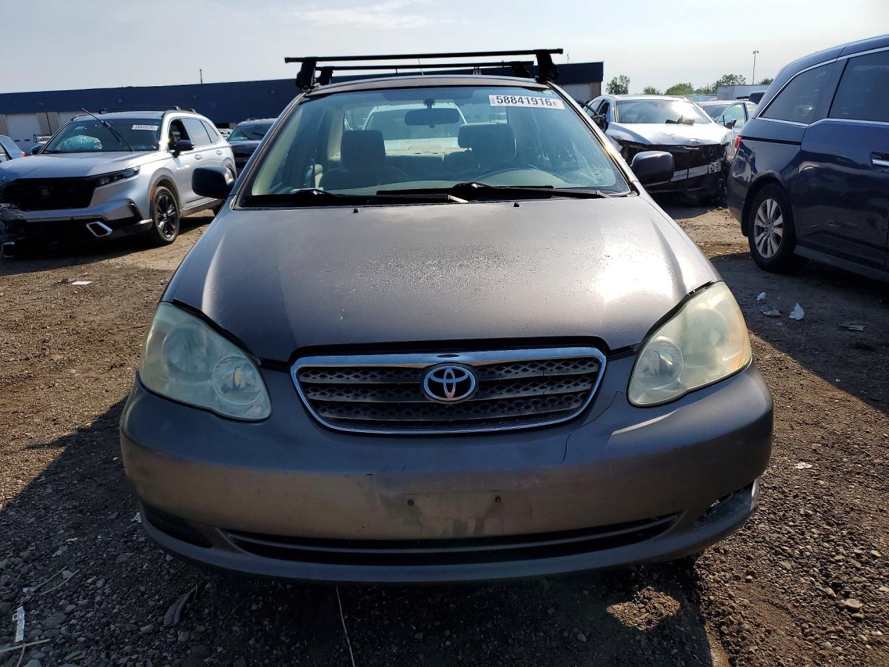 2007 Toyota Corolla Ce Gray vin: 1NXBR32E97Z872913