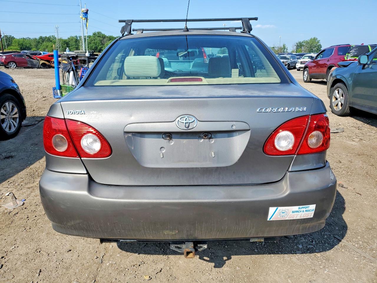 2007 Toyota Corolla Ce Gray vin: 1NXBR32E97Z872913