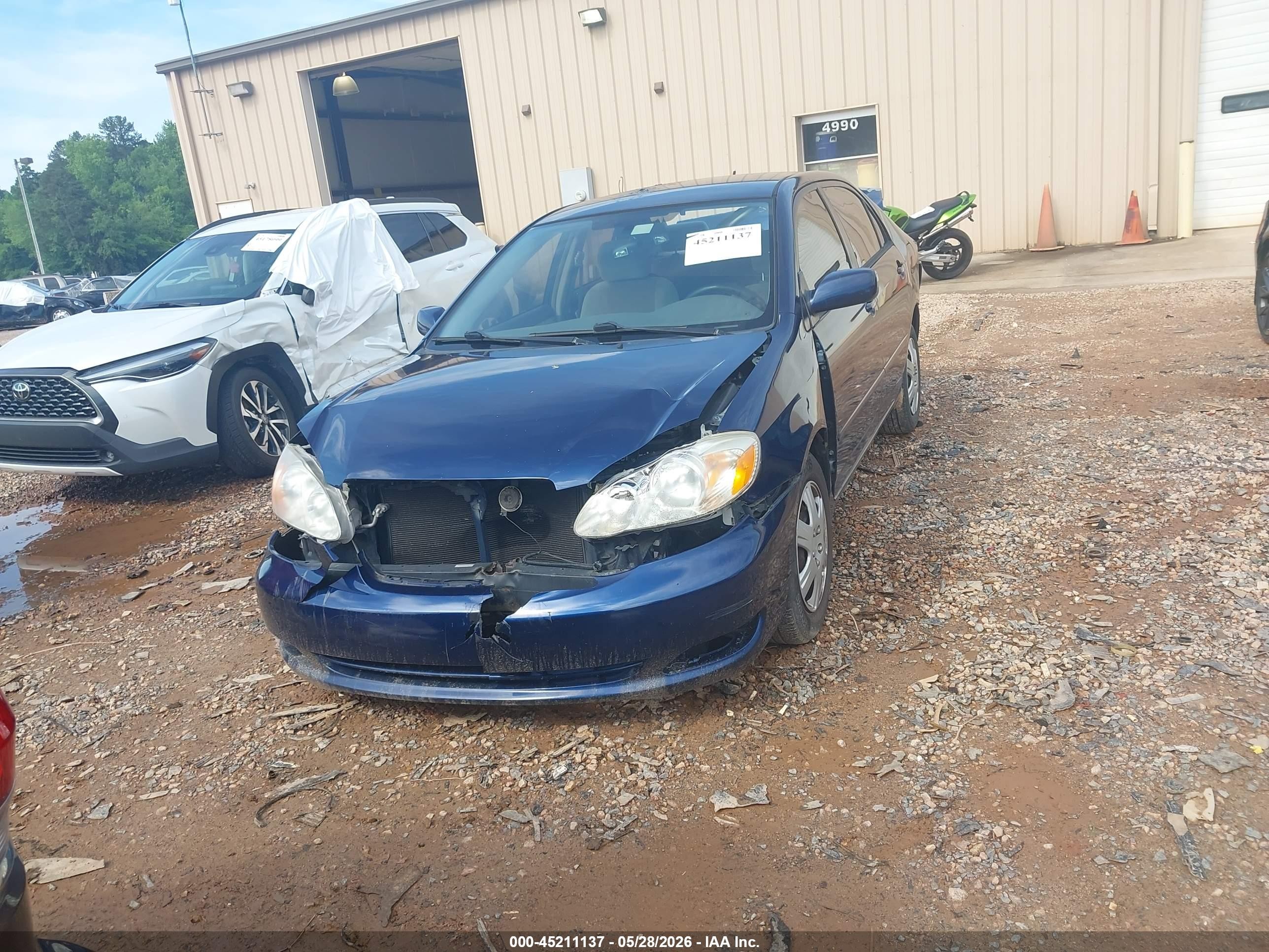 2007 Toyota Corolla Le Blue vin: 1NXBR32E97Z878775