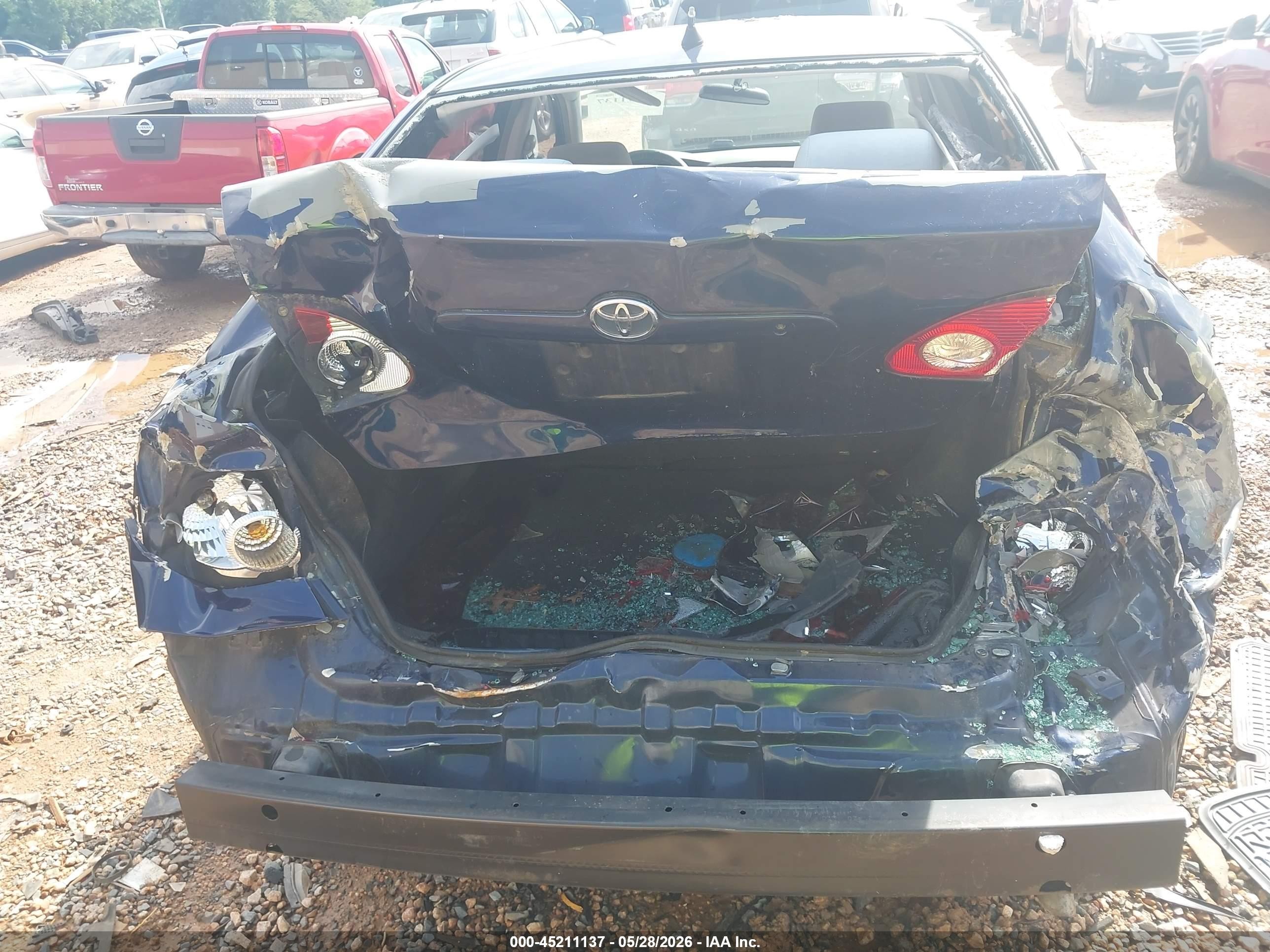 2007 Toyota Corolla Le Blue vin: 1NXBR32E97Z878775