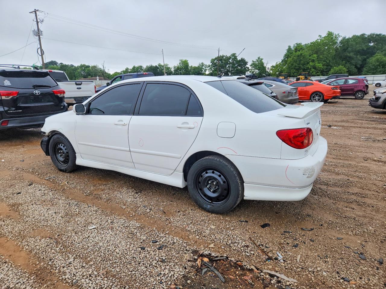 2008 Toyota Corolla S White vin: 1NXBR32E98Z017873
