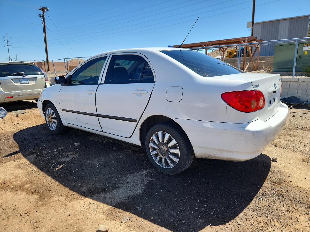 2008 Toyota Corolla Ce White vin: 1NXBR32E98Z018702