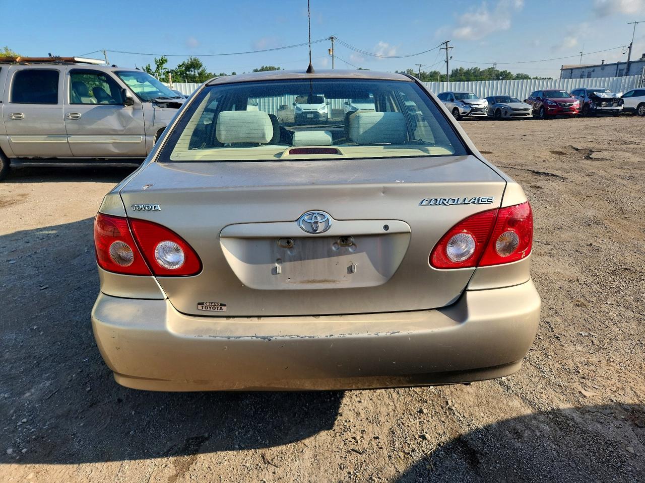 2008 Toyota Corolla Ce Beige vin: 1NXBR32E98Z023348