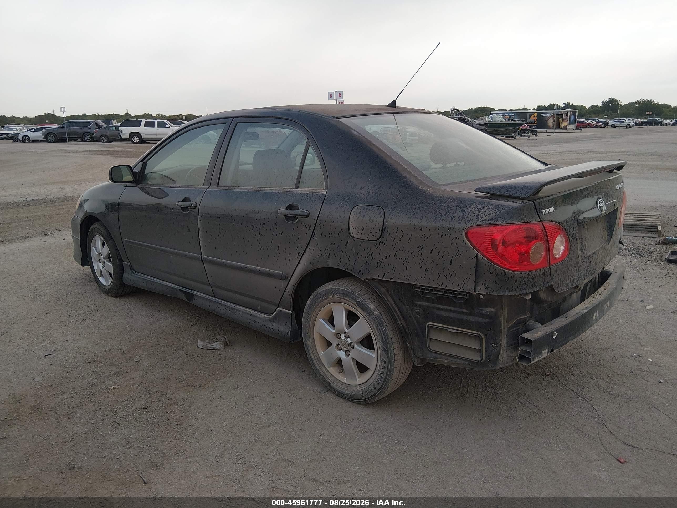 2008 Toyota Corolla S Black vin: 1NXBR32E98Z023950