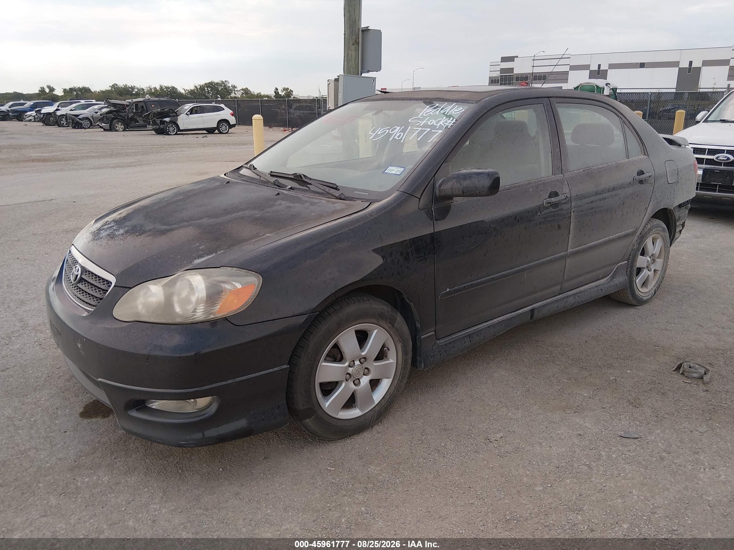 2008 Toyota Corolla S Black vin: 1NXBR32E98Z023950
