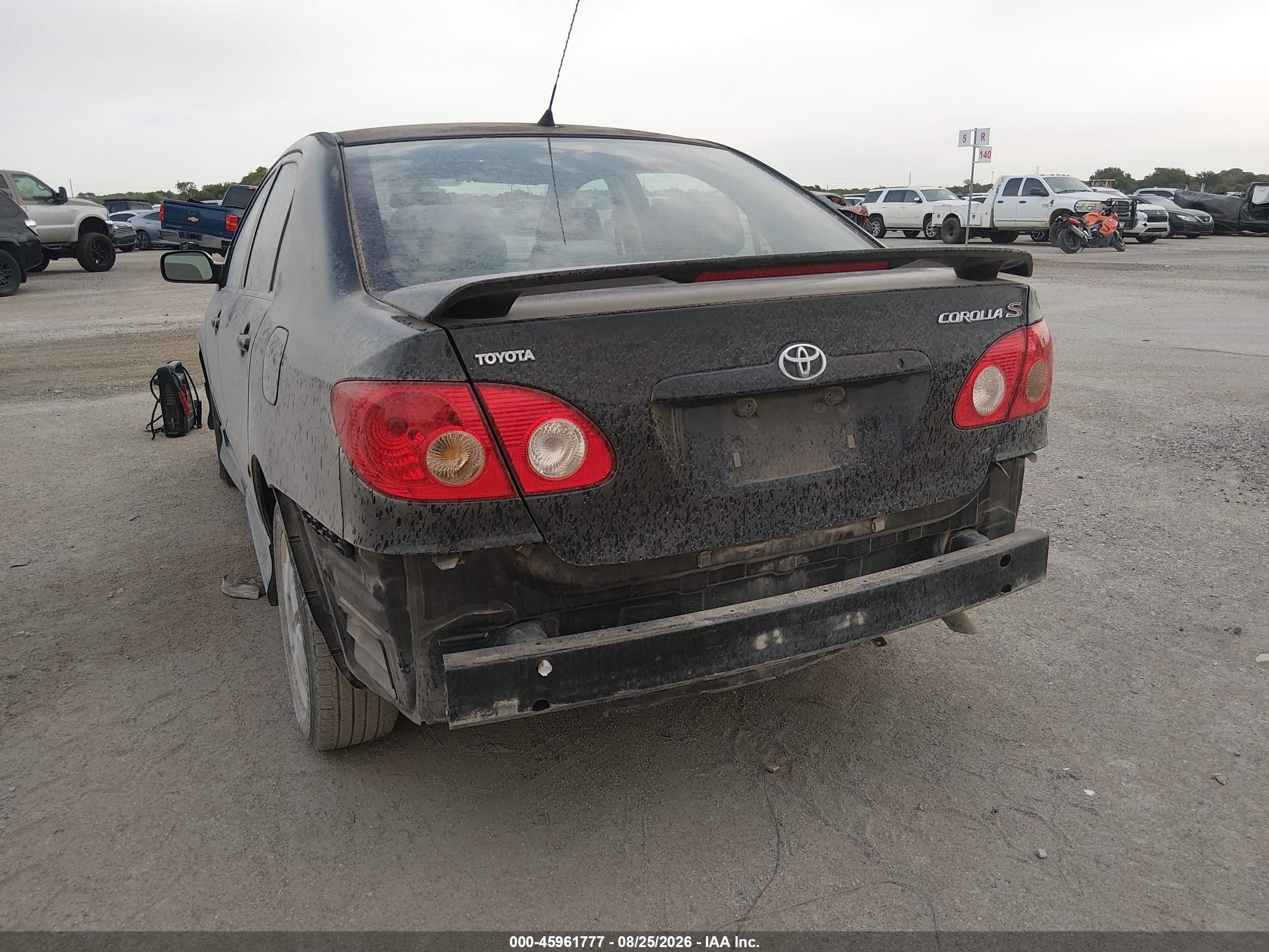 2008 Toyota Corolla S Black vin: 1NXBR32E98Z023950